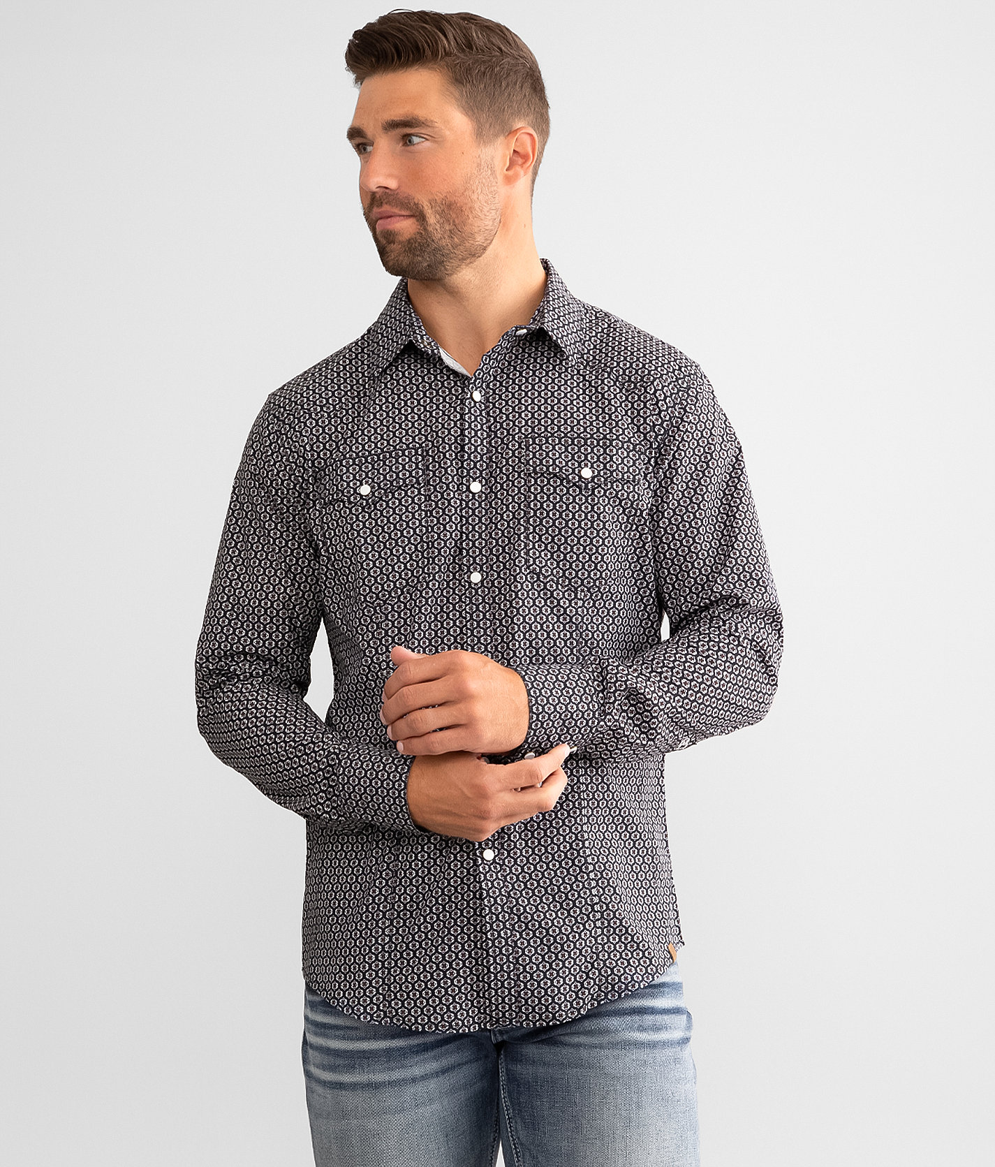 Gentry County Squared Athletic Shirt - Men's Shirts in Black
