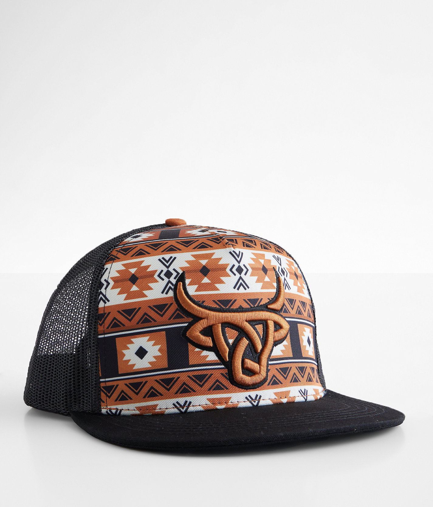 Lost Calf Xipe Trucker Hat - Men's Hats in Tan Black