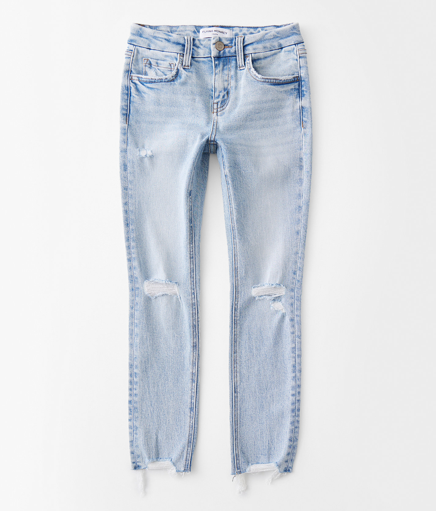 Girls - Flying Monkey Mid-Rise Ankle Skinny Stretch Jean - Girl's Jeans in Underwater