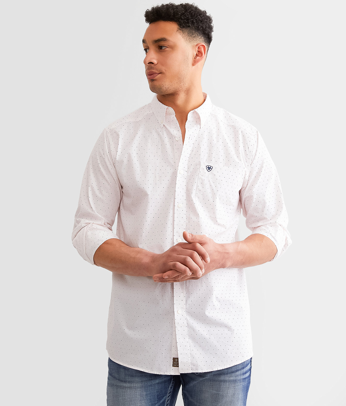 Ariat Thor Printed Shirt - Men's Shirts in White