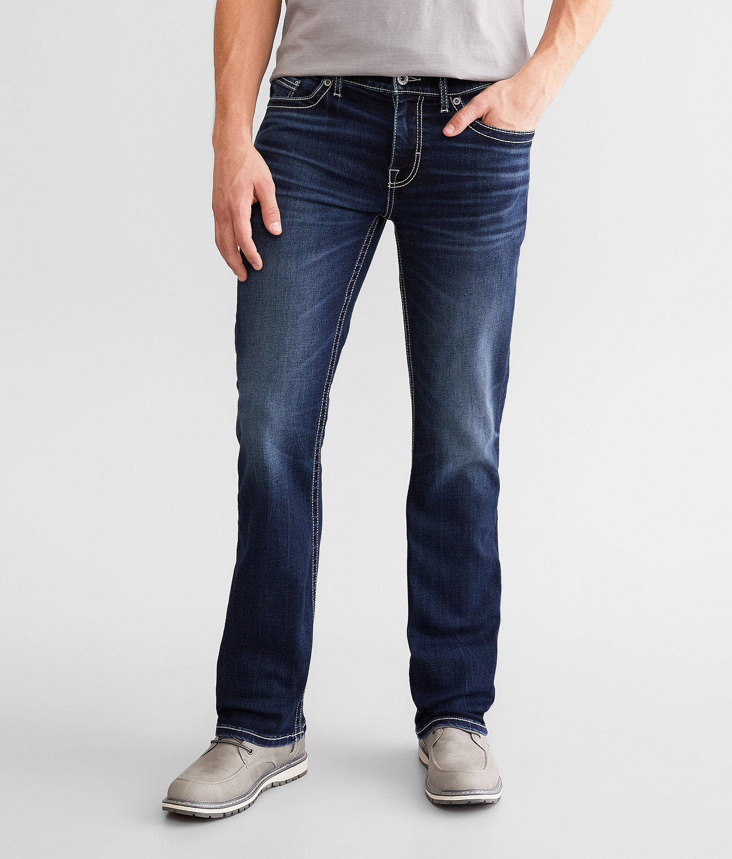 BKE Aiden Boot Stretch Jean - Men's Jeans in Bramley