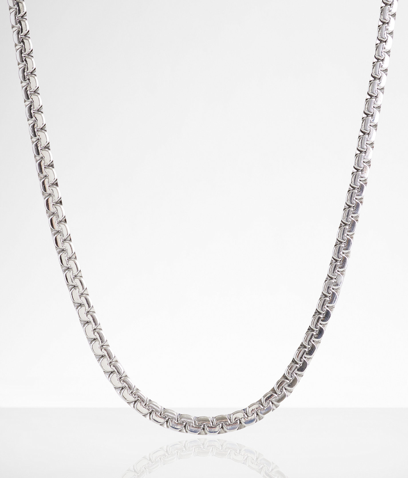 BKE Stainless Steel 23" Necklace - Men's Jewelry in Silver