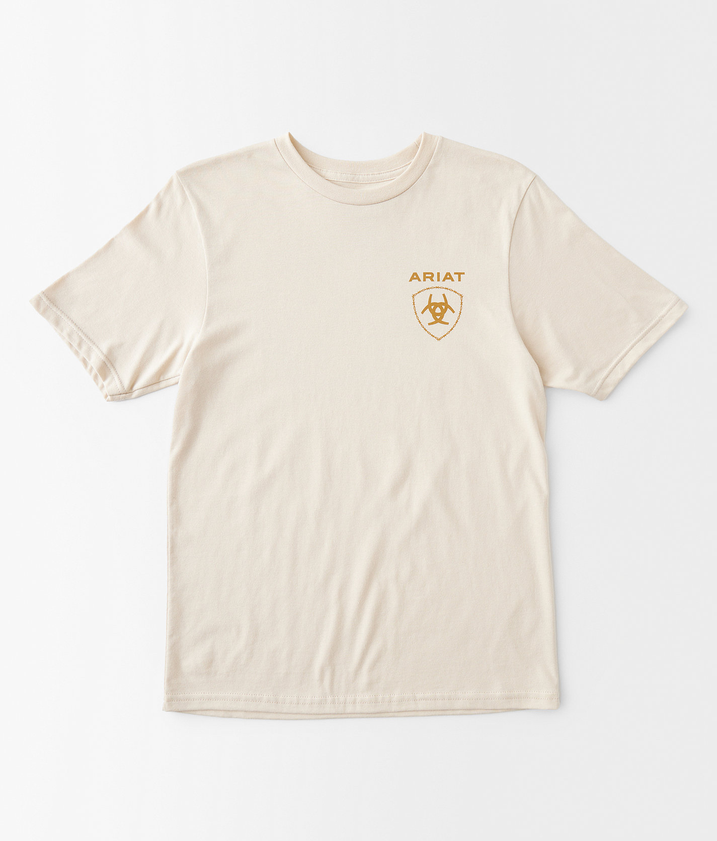 Boys - Ariat Buckin' Buckle T-Shirt - Boy's T-Shirts in Natural