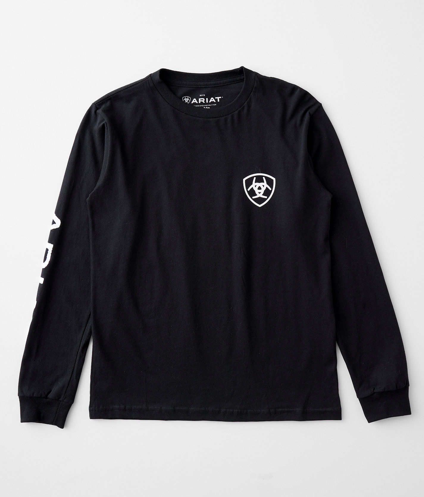 Boys - Ariat Stamped Shield T-Shirt - Boy's T-Shirts in Black