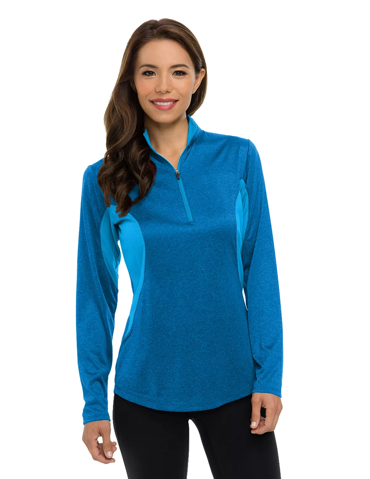 Tri Mountain Kl210 Lady Sprinter Long Sleeve '-Zip Pullover