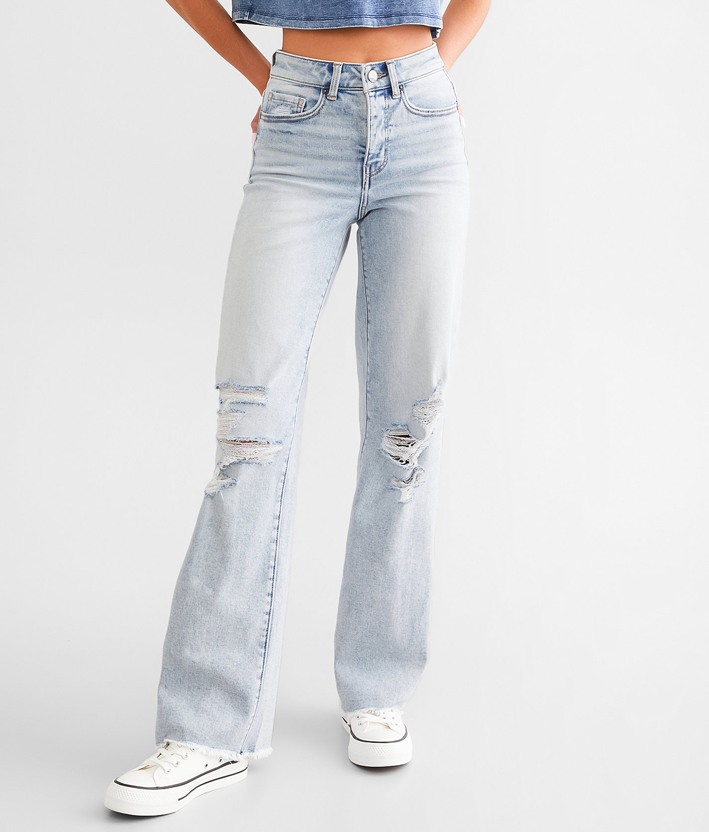 BKE Billie Wide Leg Stretch Jean - Women's Jeans in Dotson