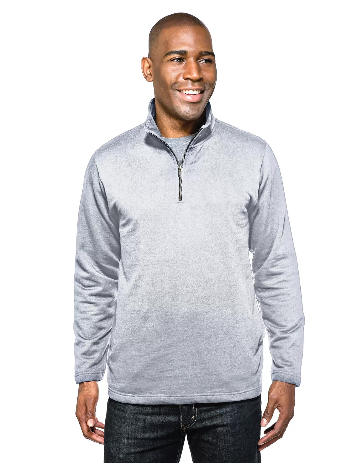 Tri Mountain F581 Alta Men'S Zip Pullover Sweatshirt