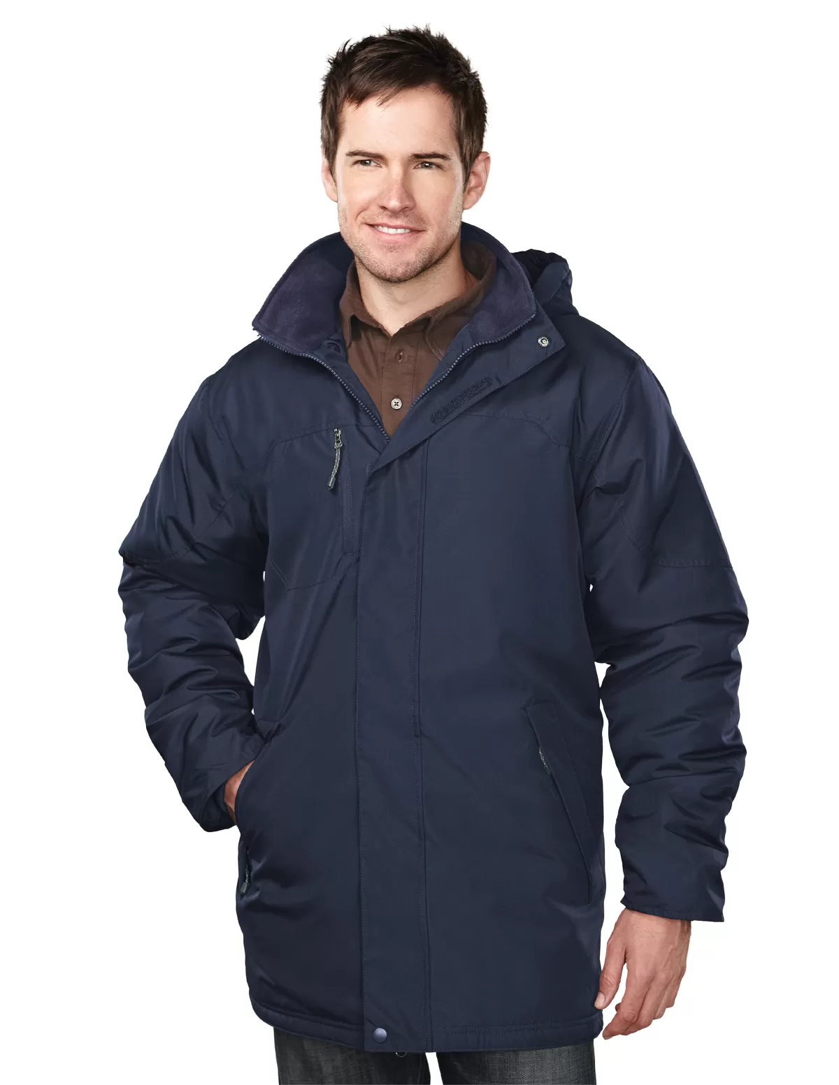 Tri Mountain 9980 Droxford Men'S Long Sleeve Jacket With Water Resistent