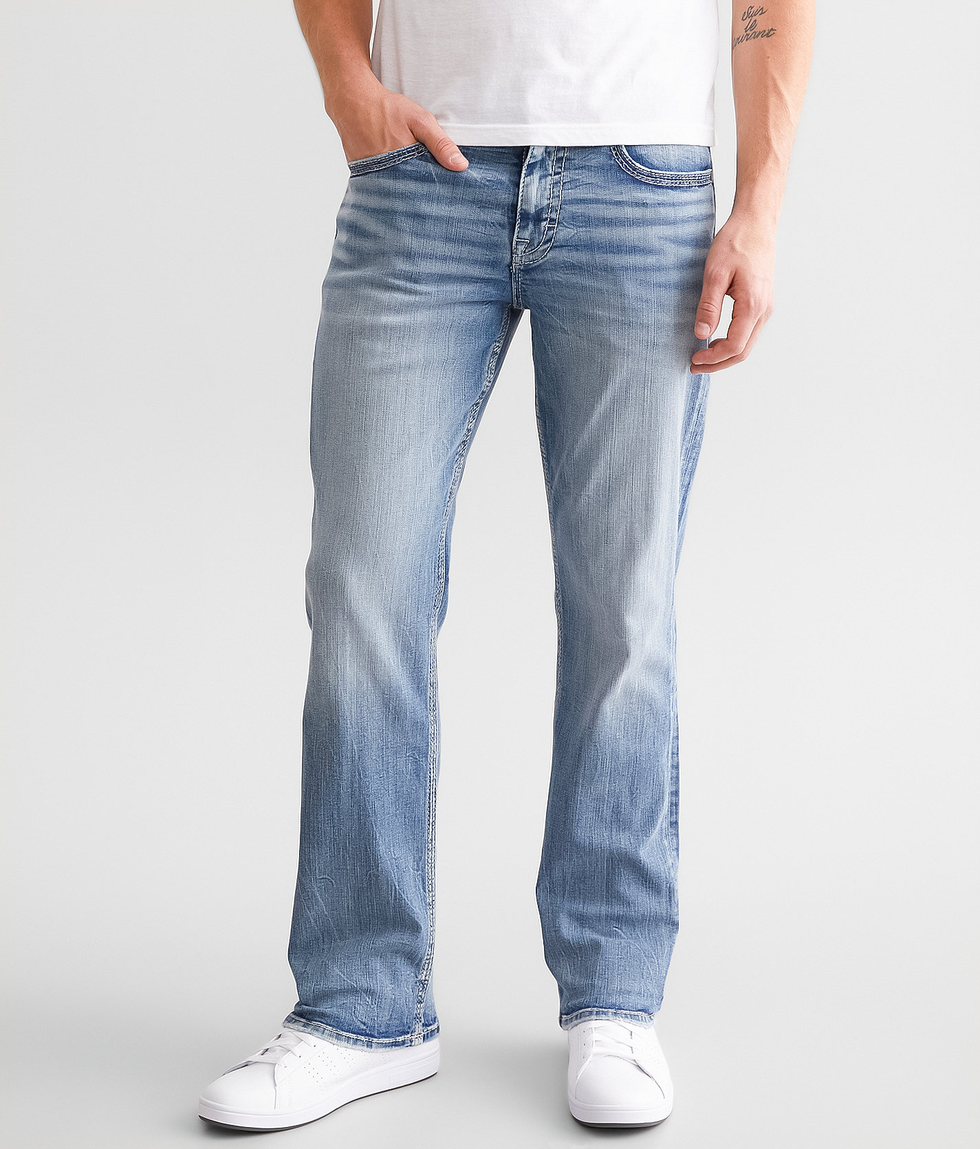 BKE Henry Straight Stretch Jean - Men's Jeans in Selvidge