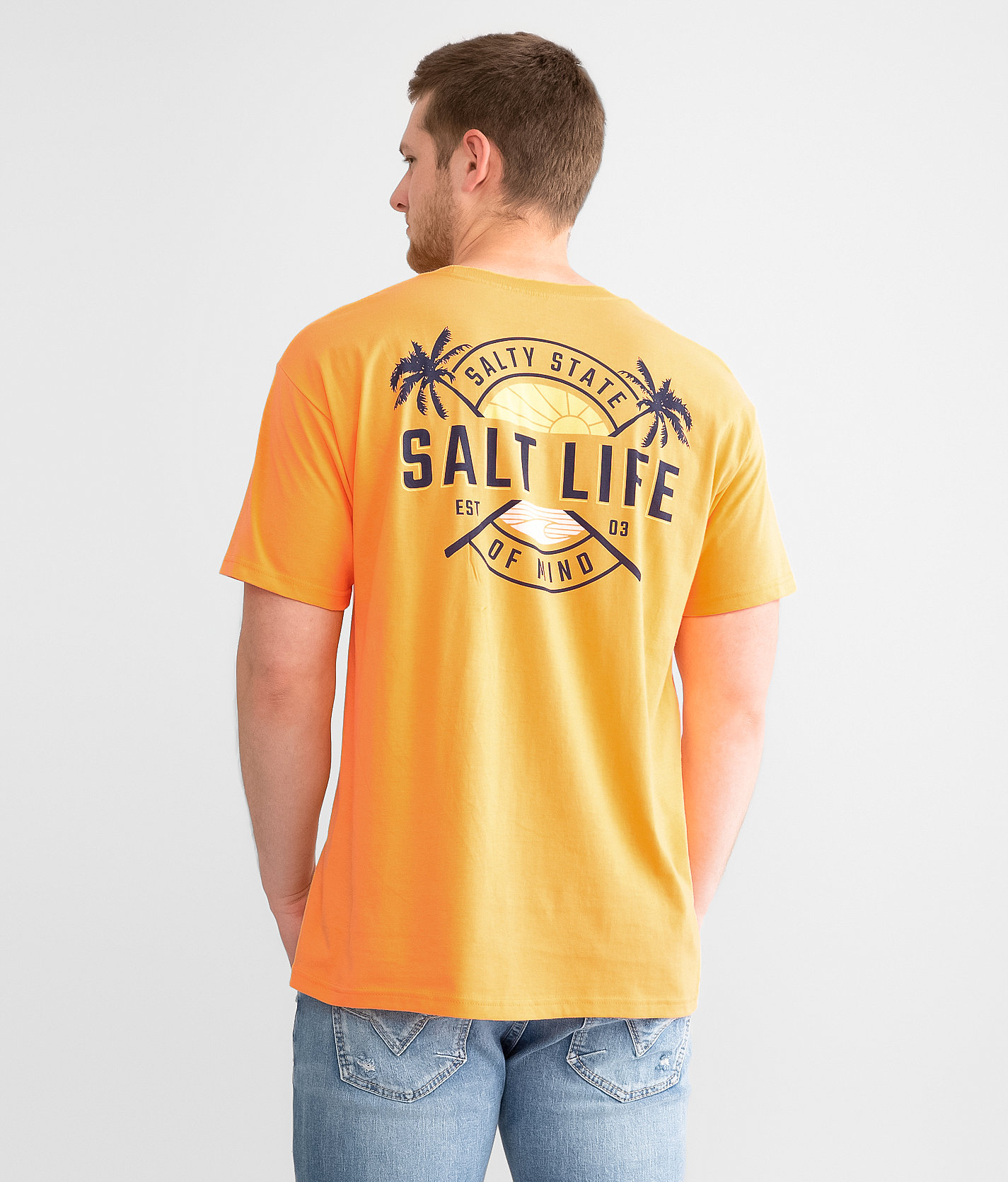 Salt Life First Light T-Shirt - Men's T-Shirts in Mock Orange