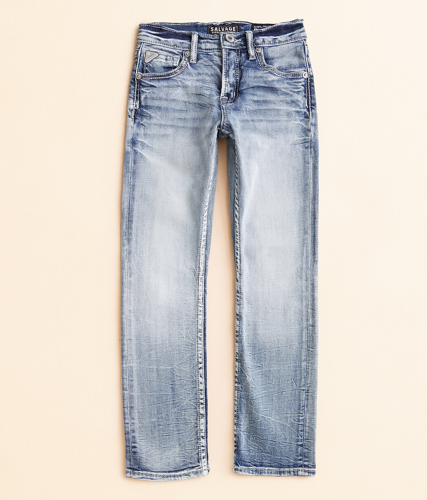 Boys - Salvage Reckless Straight Stretch Jean - Boy's Jeans in Avaceratops