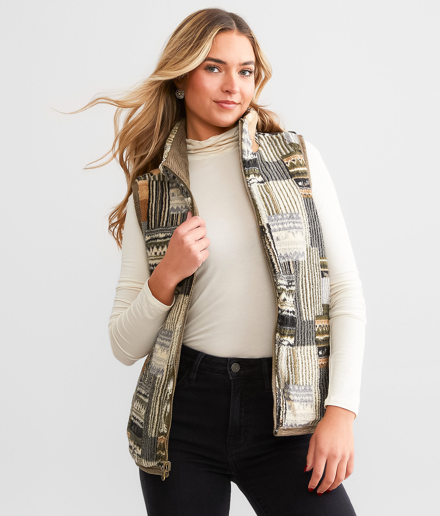 BKE Reversible Quilted Vest - Women's Coats & Jackets in Mermaid