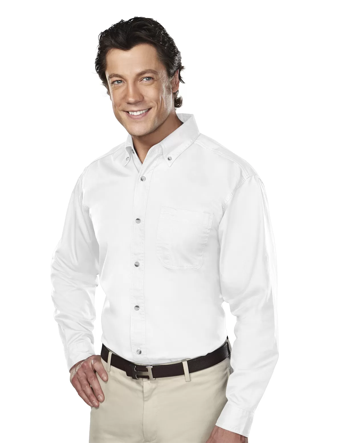 Tri Mountain 770 Professional Men'S Long Sleeve Twill Shirt