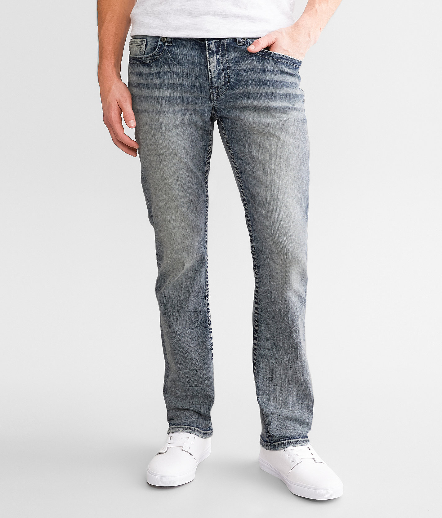 BKE Alec Straight Stretch Jean - Men's Jeans in Annarbor