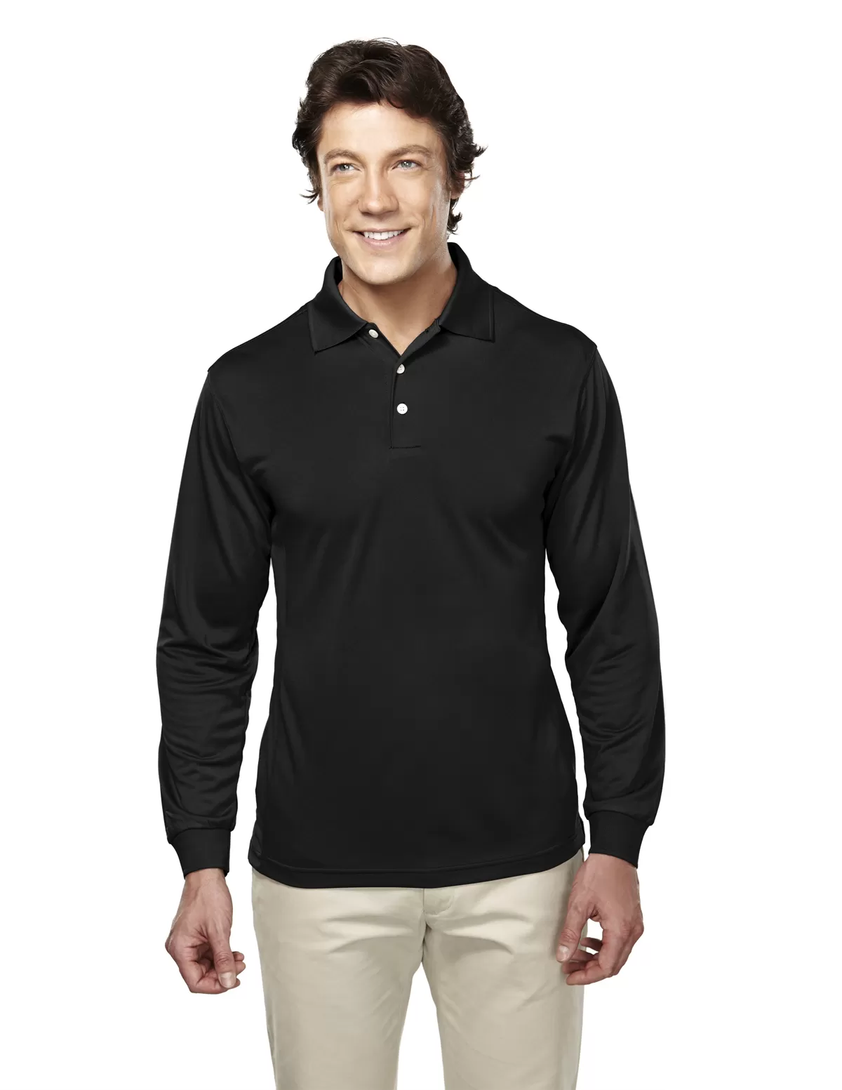 Tri Mountain 658 Escalate Men'S Long Sleeve Golf Shirt