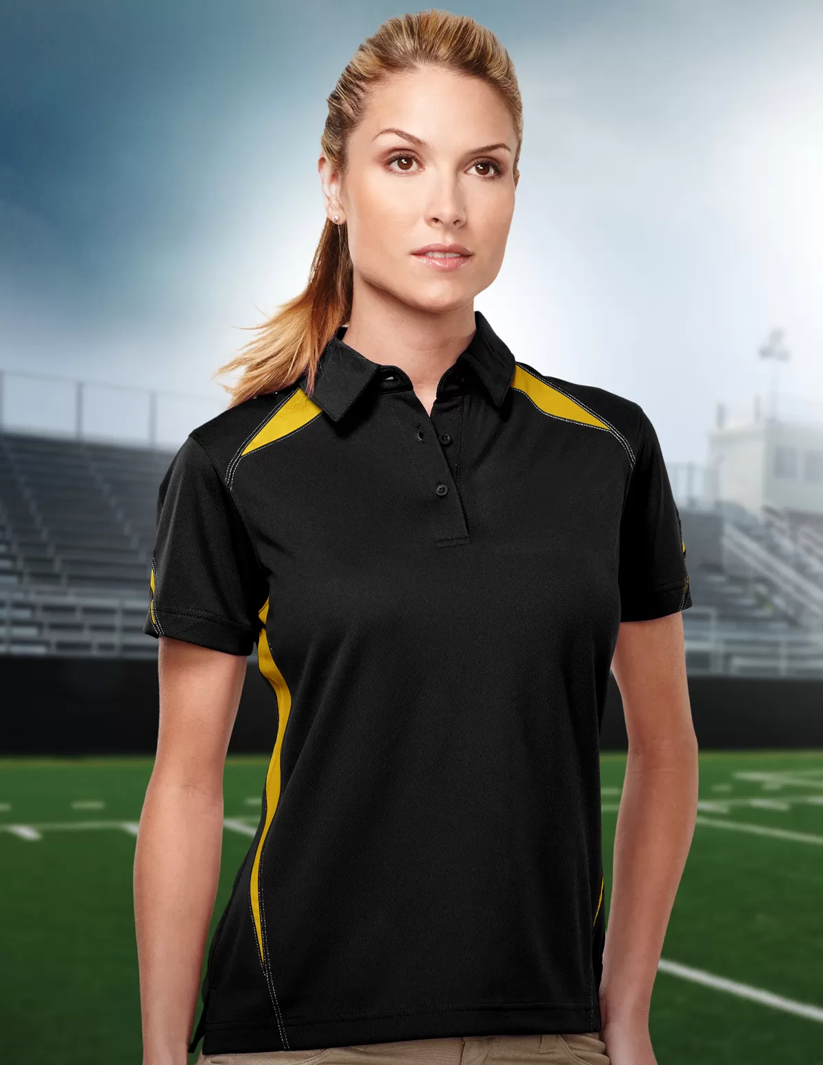 Tri Mountain Kl119 Lady Lightning 100% Polyester Polo