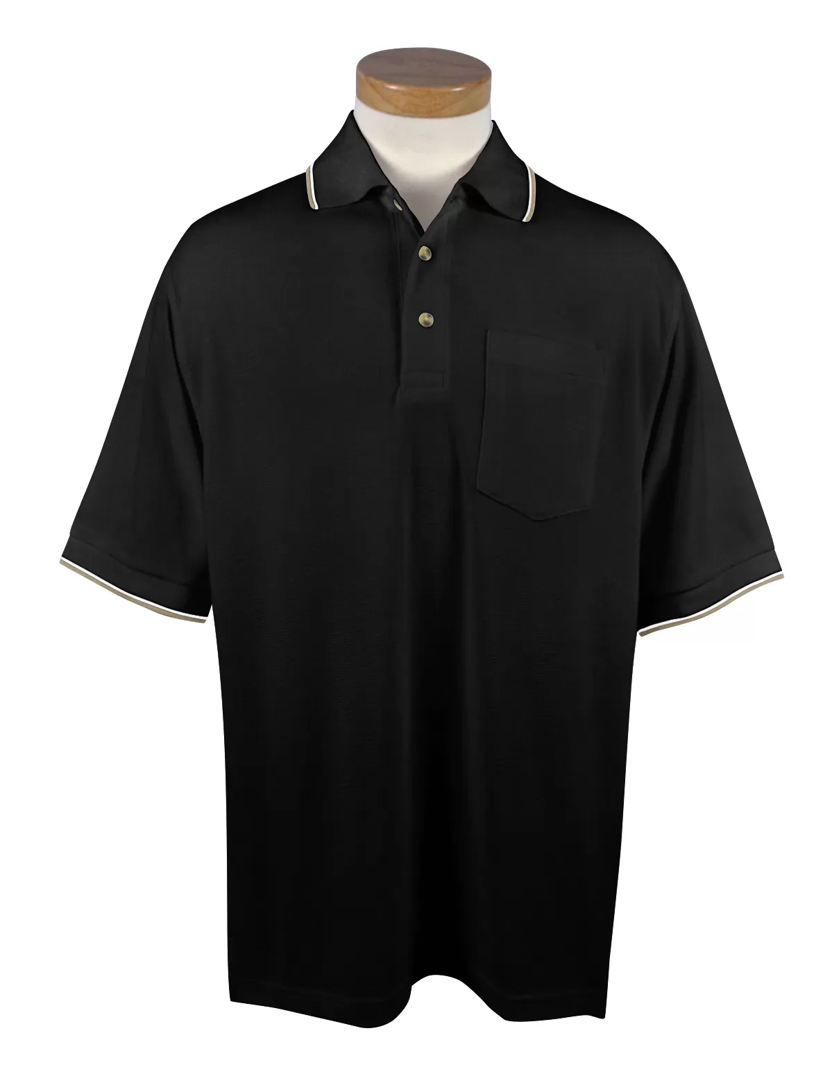 Tri Mountain 117 Conquest Men'S Ultracool Mesh Pocketed Golf Shirt