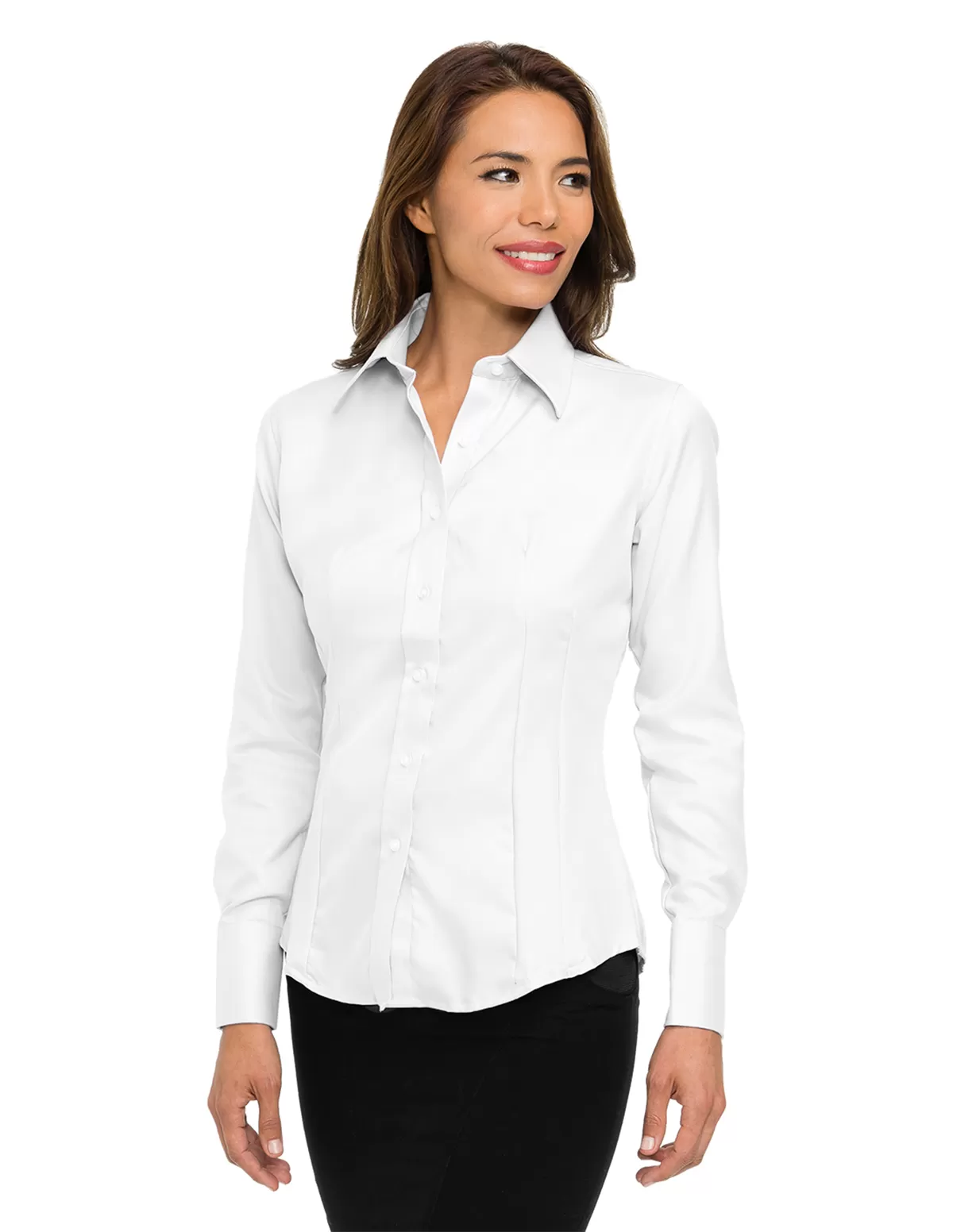 Tri Mountain 972 Brooke Women'S 100% Cotton Non-Iron Twill Dress Shirt