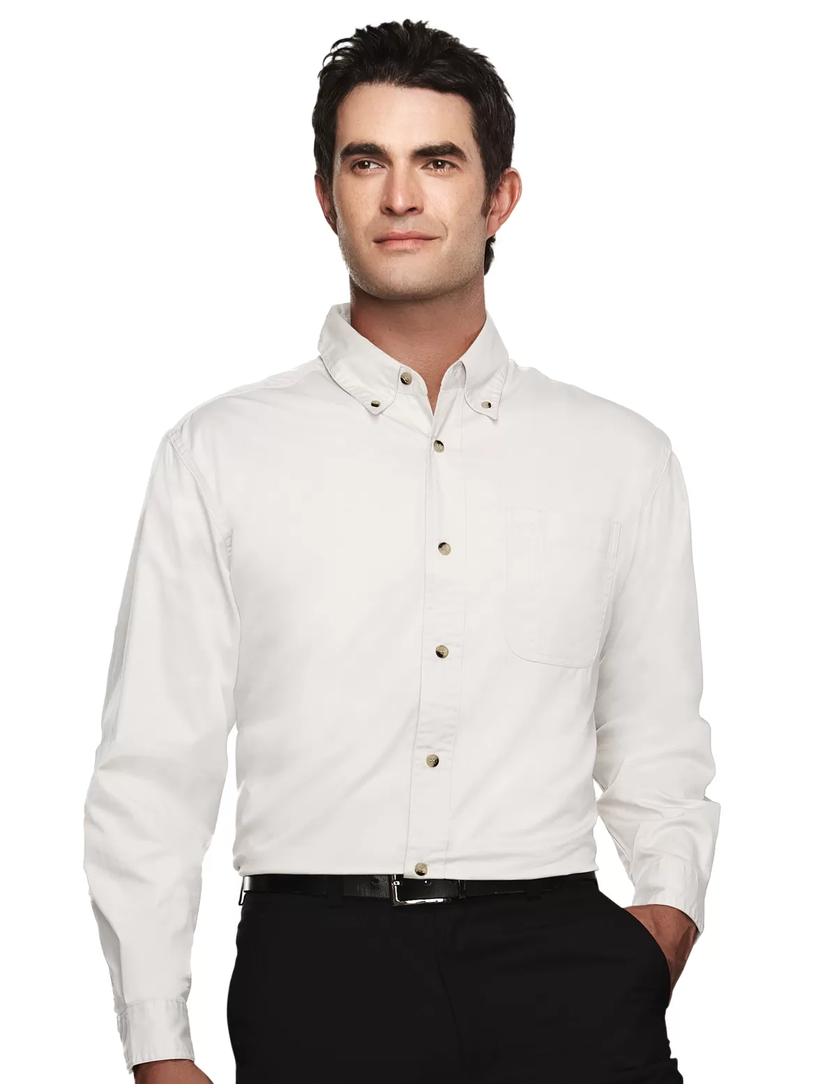 Tri Mountain 720 Ambassador Men'S Long Sleeve Twill Shirt