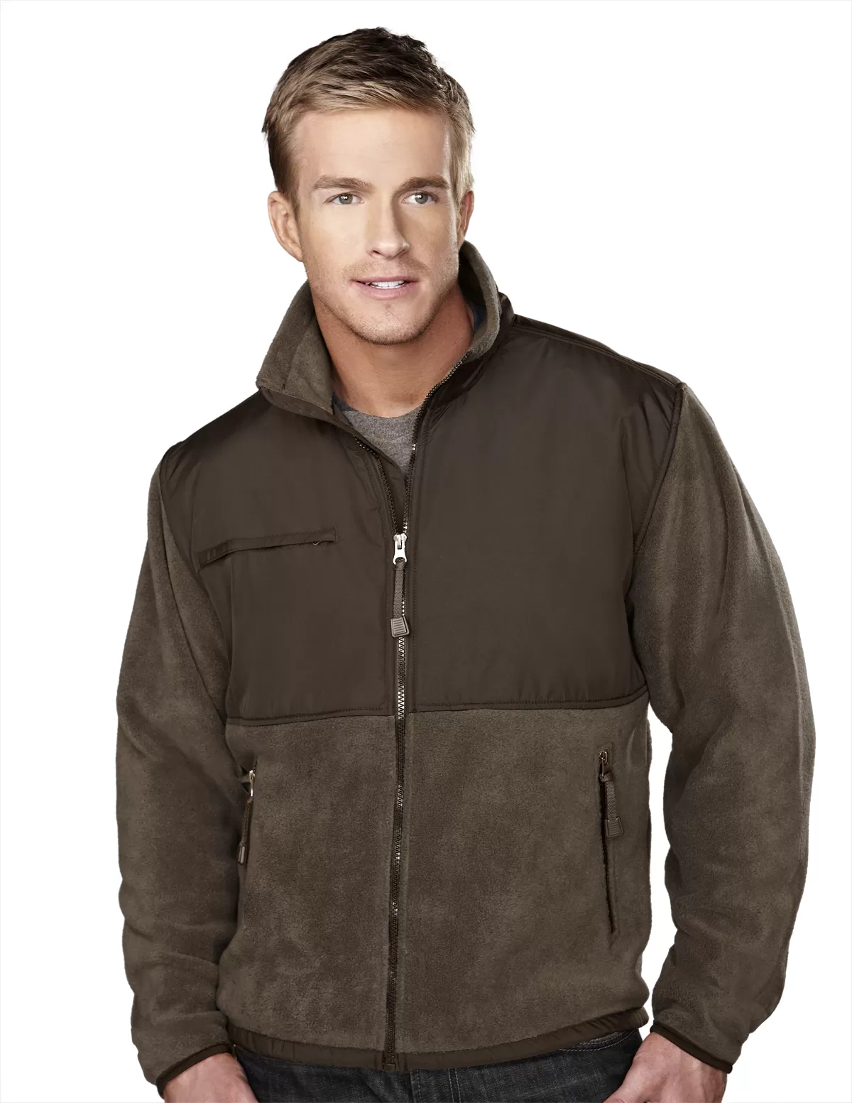 Tri Mountain 7450 Frontiersman Men'S Panda Fleece Jacket