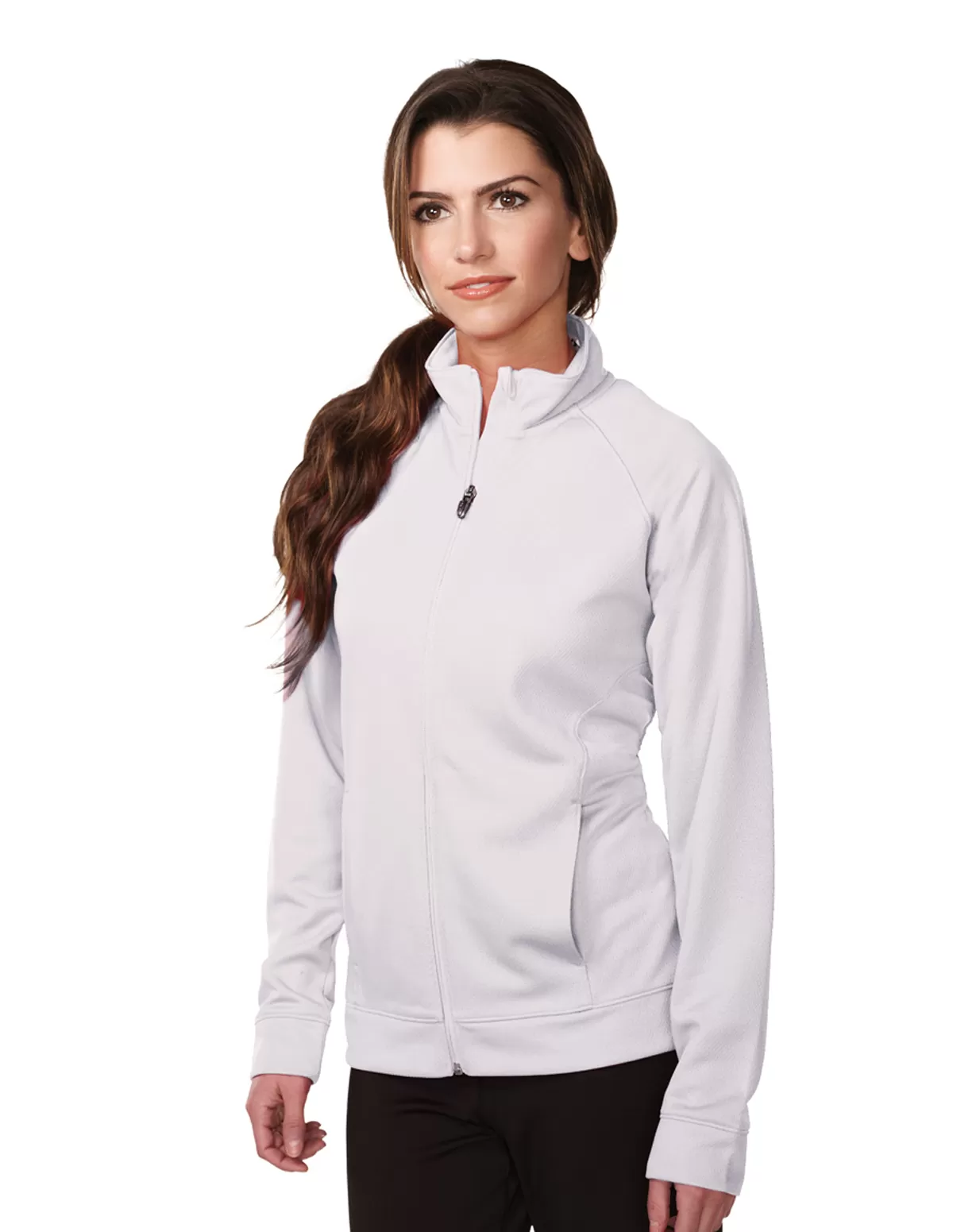 Tri Mountain Kl630 Lady Exocet 100% Polyester Knit Full Zip Jacket