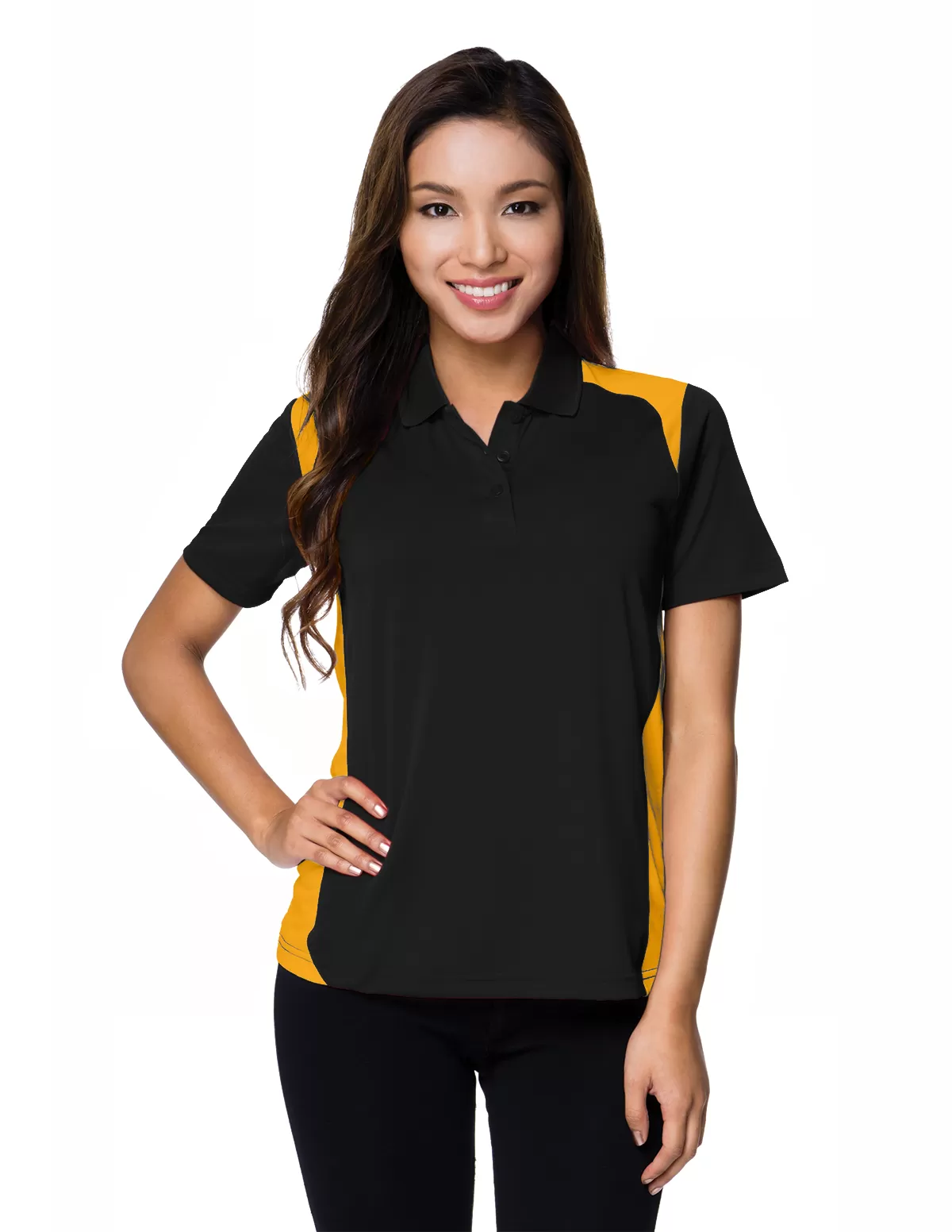Tri Mountain 143 Lady Blitz Women'S 100% Polyester Knit Polo Shirt
