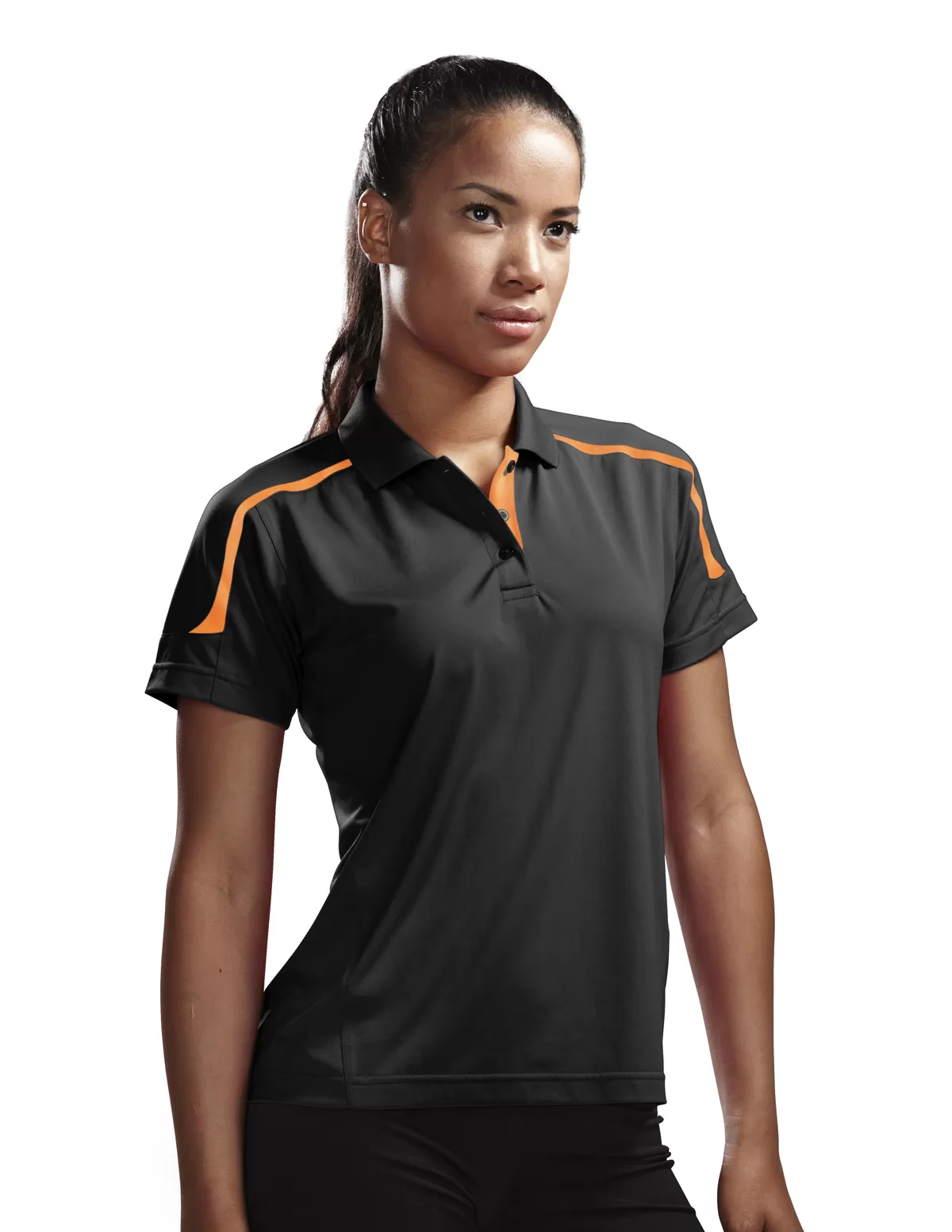 Tri Mountain 171 Lady Titan Women'S 100% Polyester Knit Polo Shirt