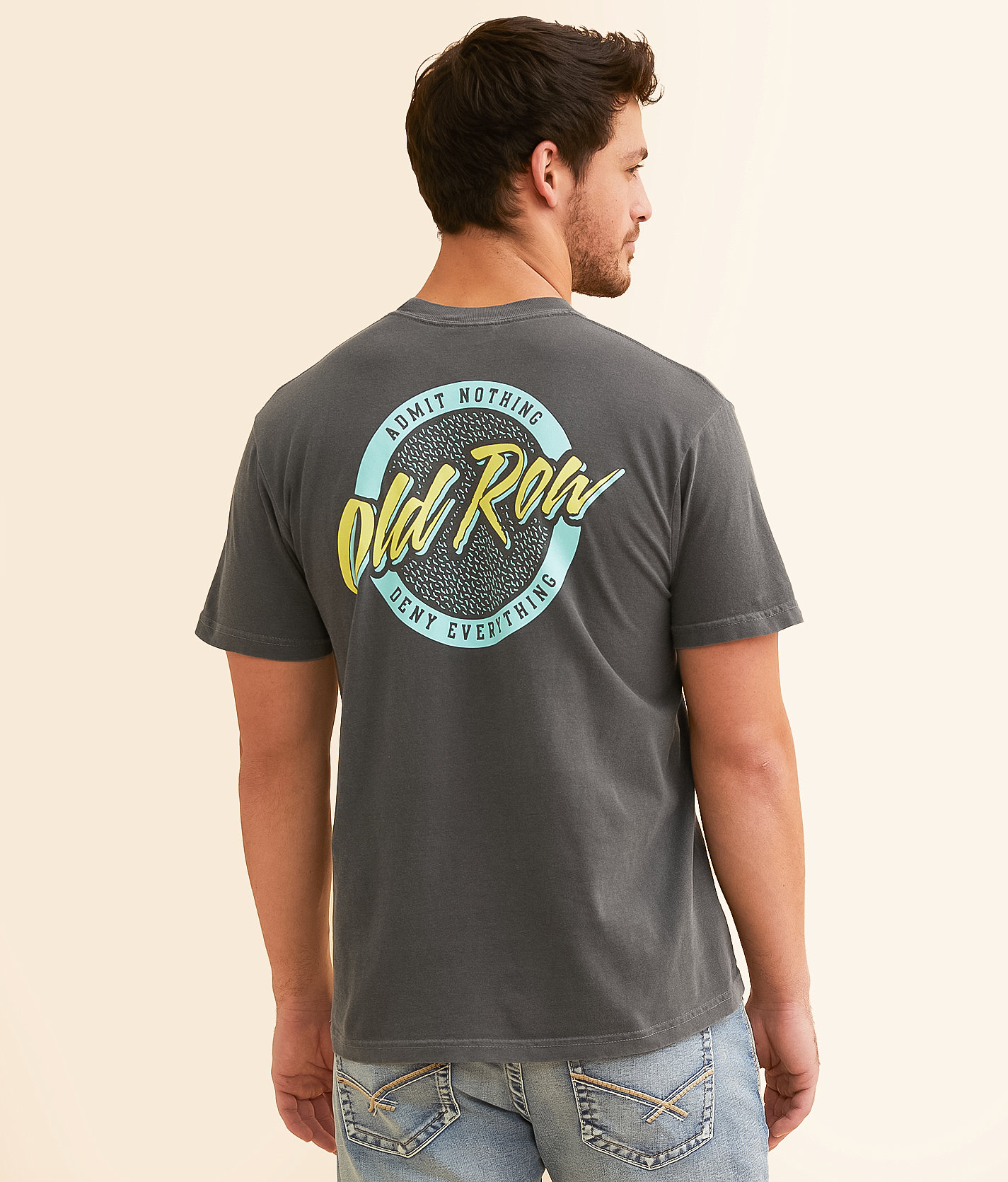 Old Row Circle T-Shirt - Men's T-Shirts in Graphite