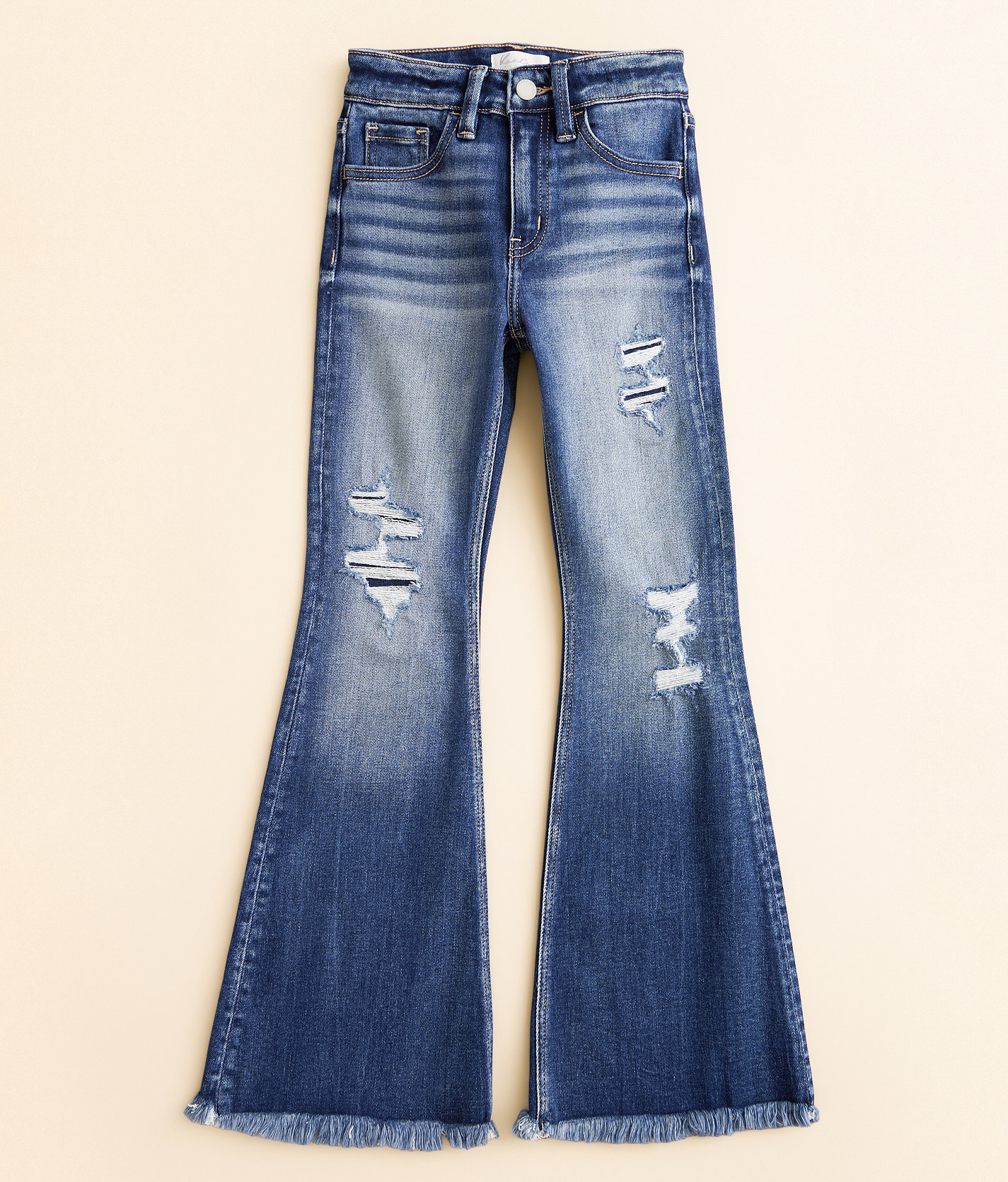 Girls - KanCan Signature High Rise Flare Stretch Jean - Girl's Jeans in Natasha