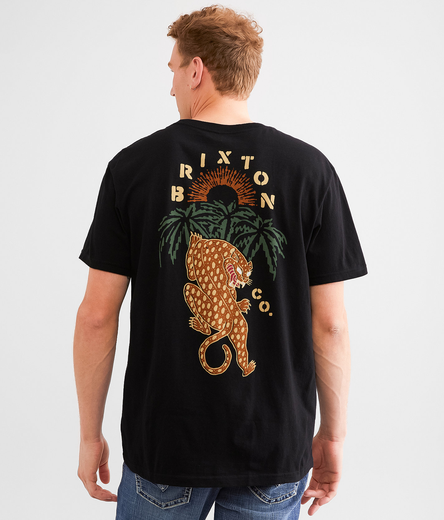 Brixton Seeks T-Shirt - Men's T-Shirts in Black