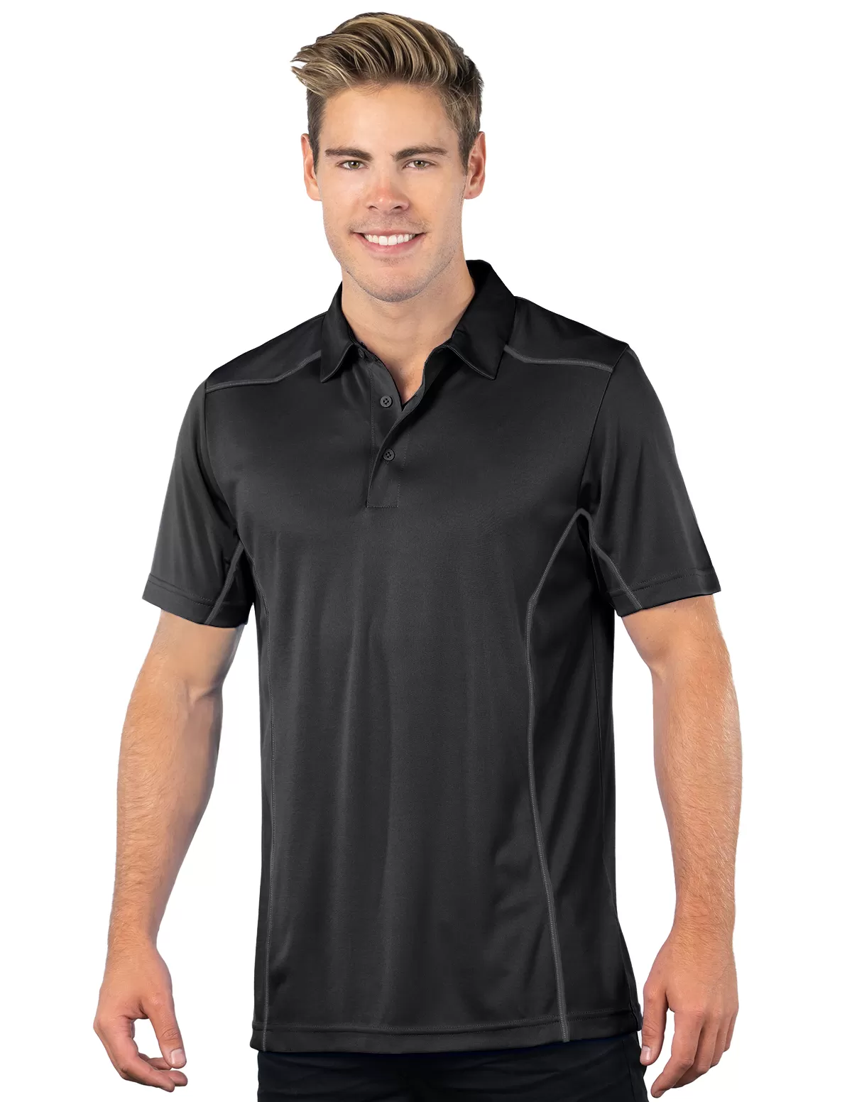 Tri Mountain K240 Adrenaline Men'S Contrast Stitched Performance Polo