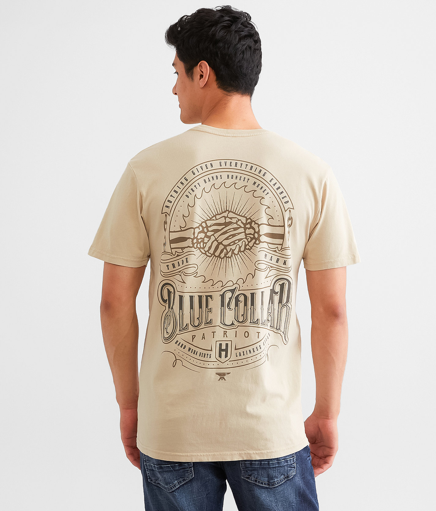 Howitzer Blue Collar Shake On It T-Shirt - Men's T-Shirts in Peyote