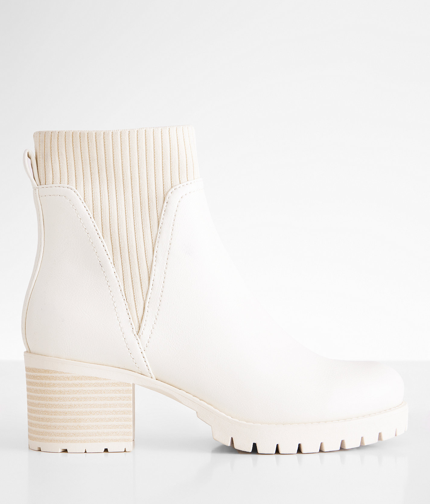 Mia Jasper Lug Ankle Boot - Women's Shoes in Bone