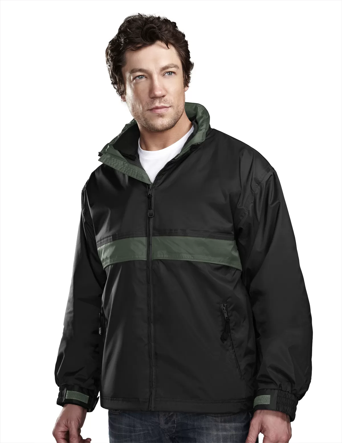 Tri Mountain 7950 Connecticut Men'S Waterproof Nylon 3-In-1 Jacket