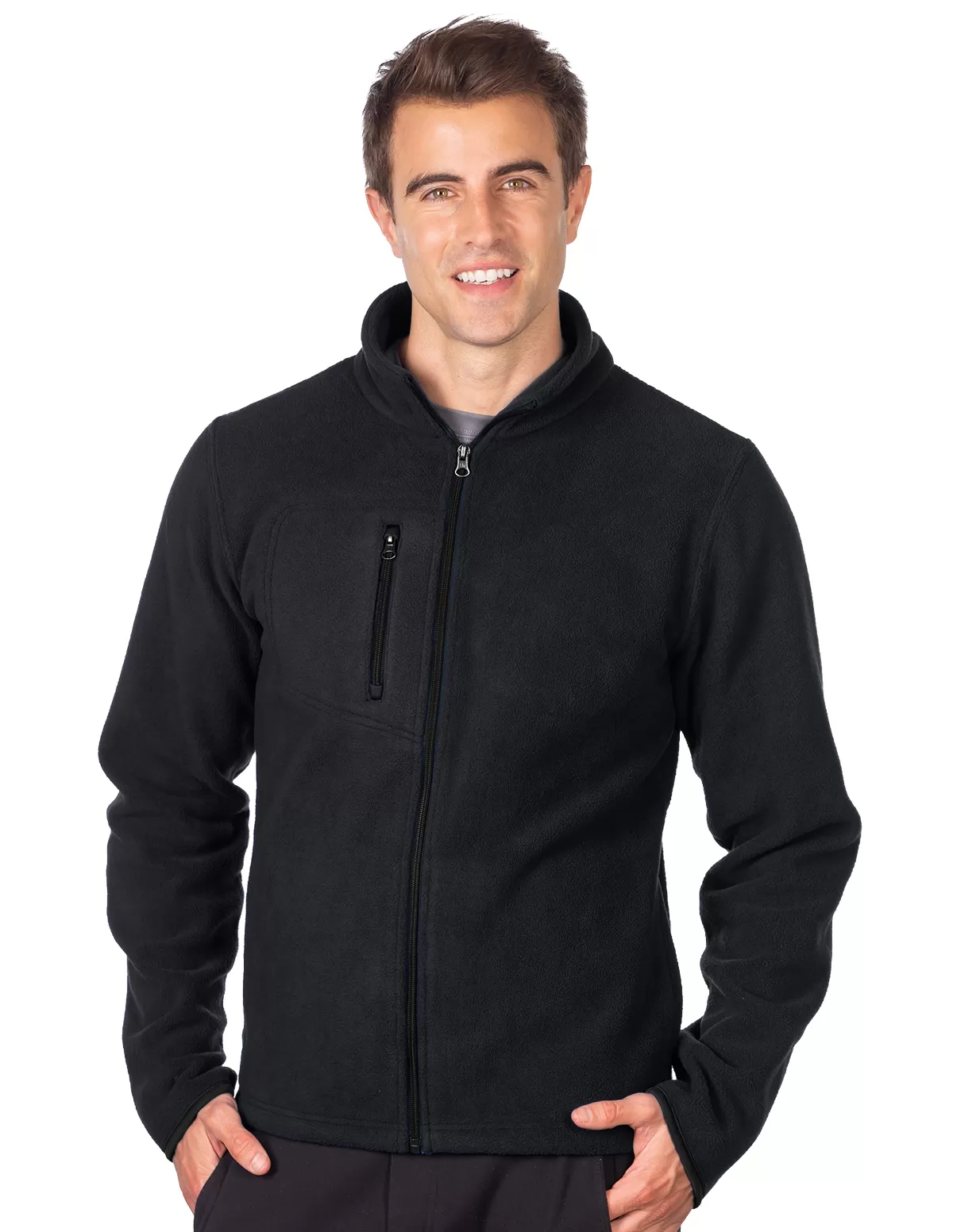 Tri Mountain F7688 Redmond Men'S Heavyweight Micro Fleece Jacket