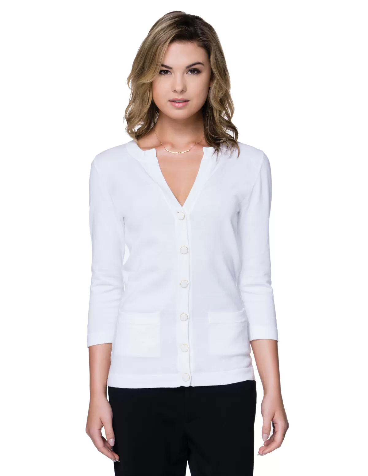 Tri Mountain Lb929 Isabella Women'S 3/4 Sleeve Sweater Cardigan