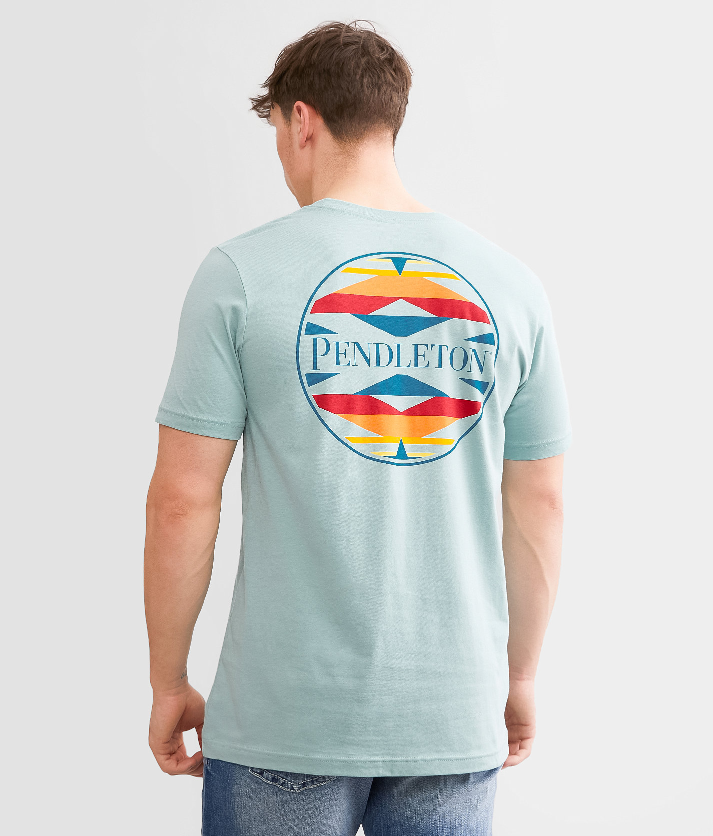 Pendleton Fire Legend T-Shirt - Men's T-Shirts in Dusty Blue