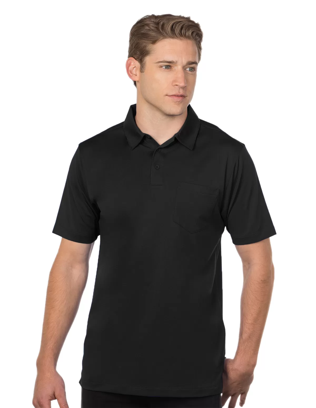 Tri Mountain K030P Men'S Pocketed Snag-Resistant Polo