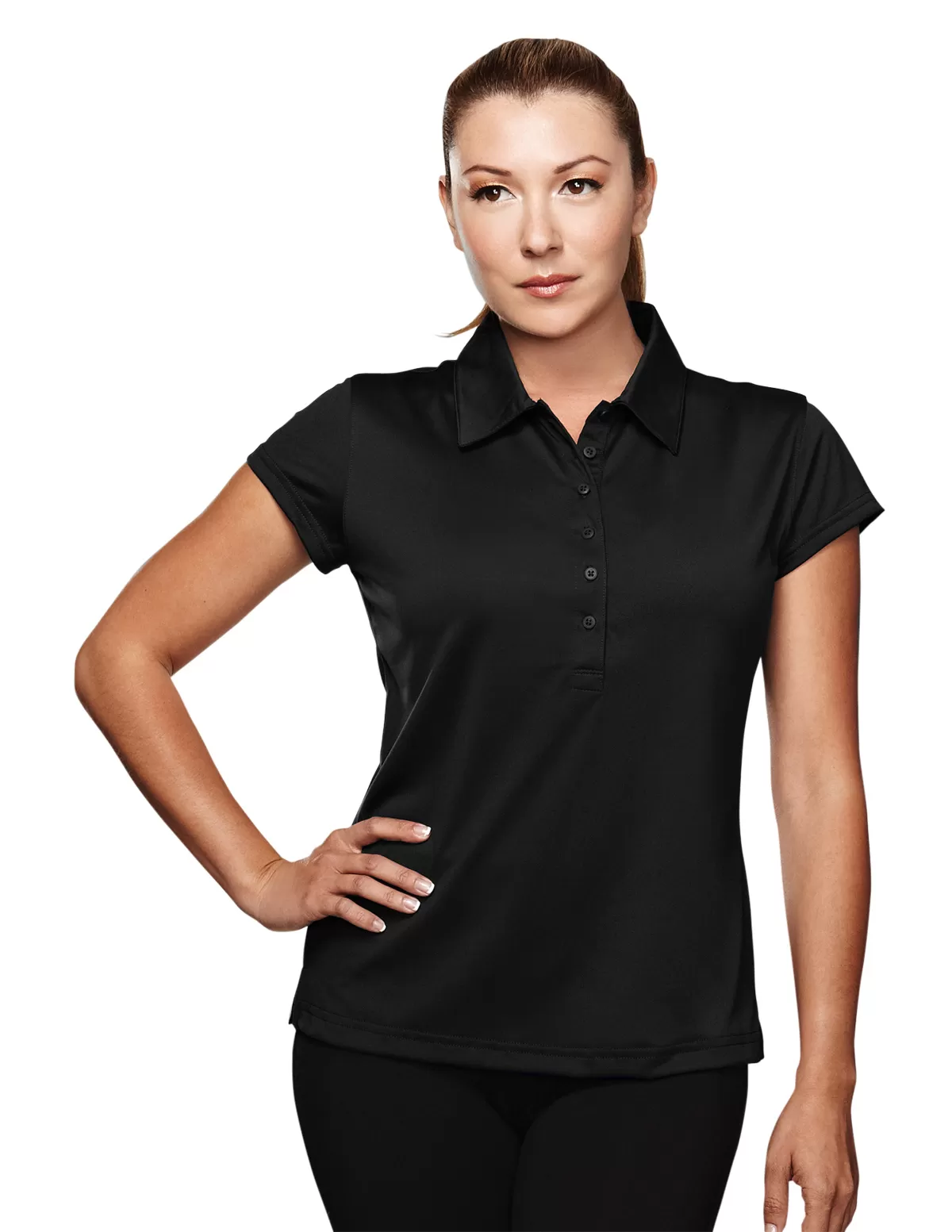 Tri Mountain 221 California Women'S Poly Ultracool Golf Shirt