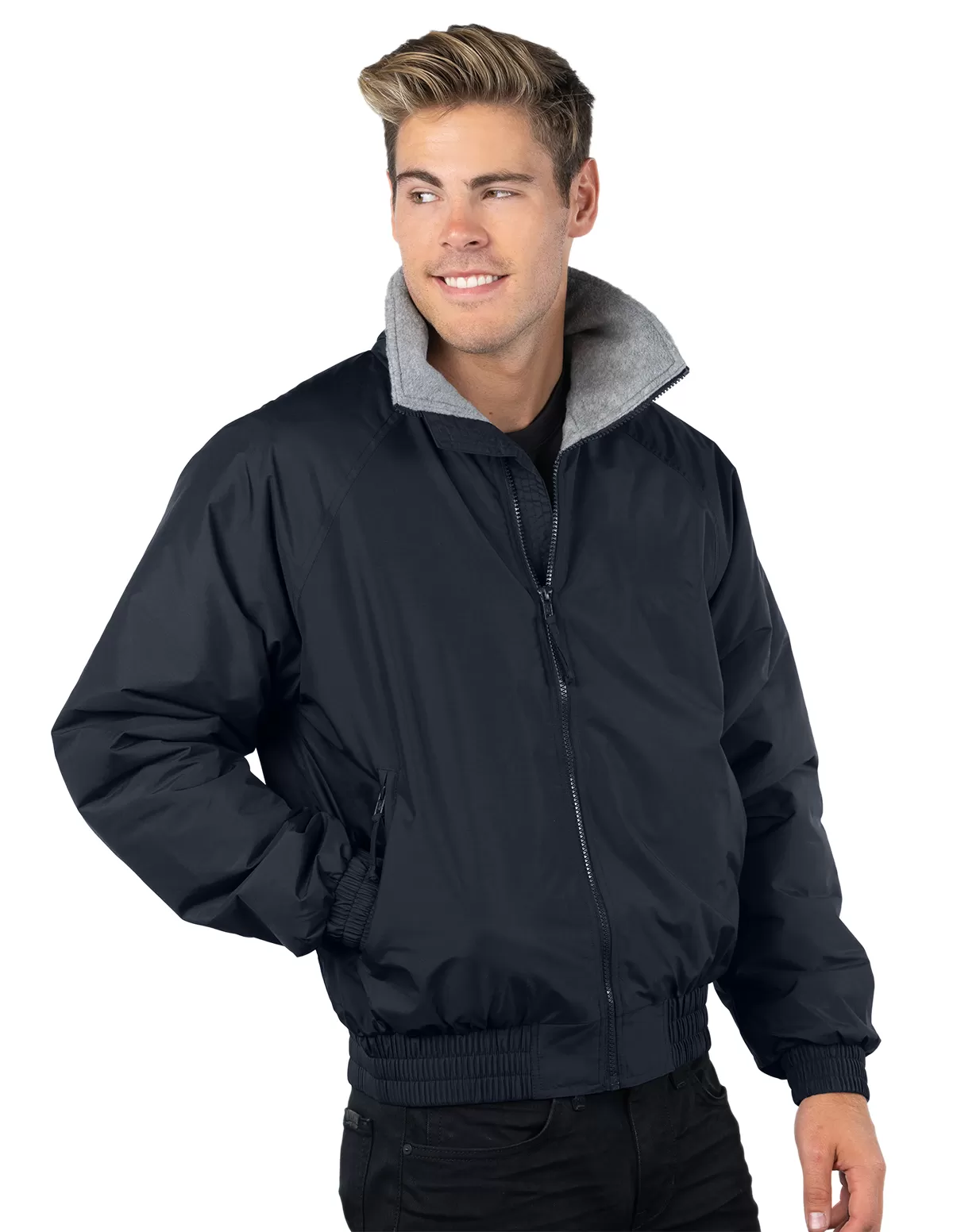 Tri Mountain 8600 Survivor Nylon Jacket With Fleece Lining