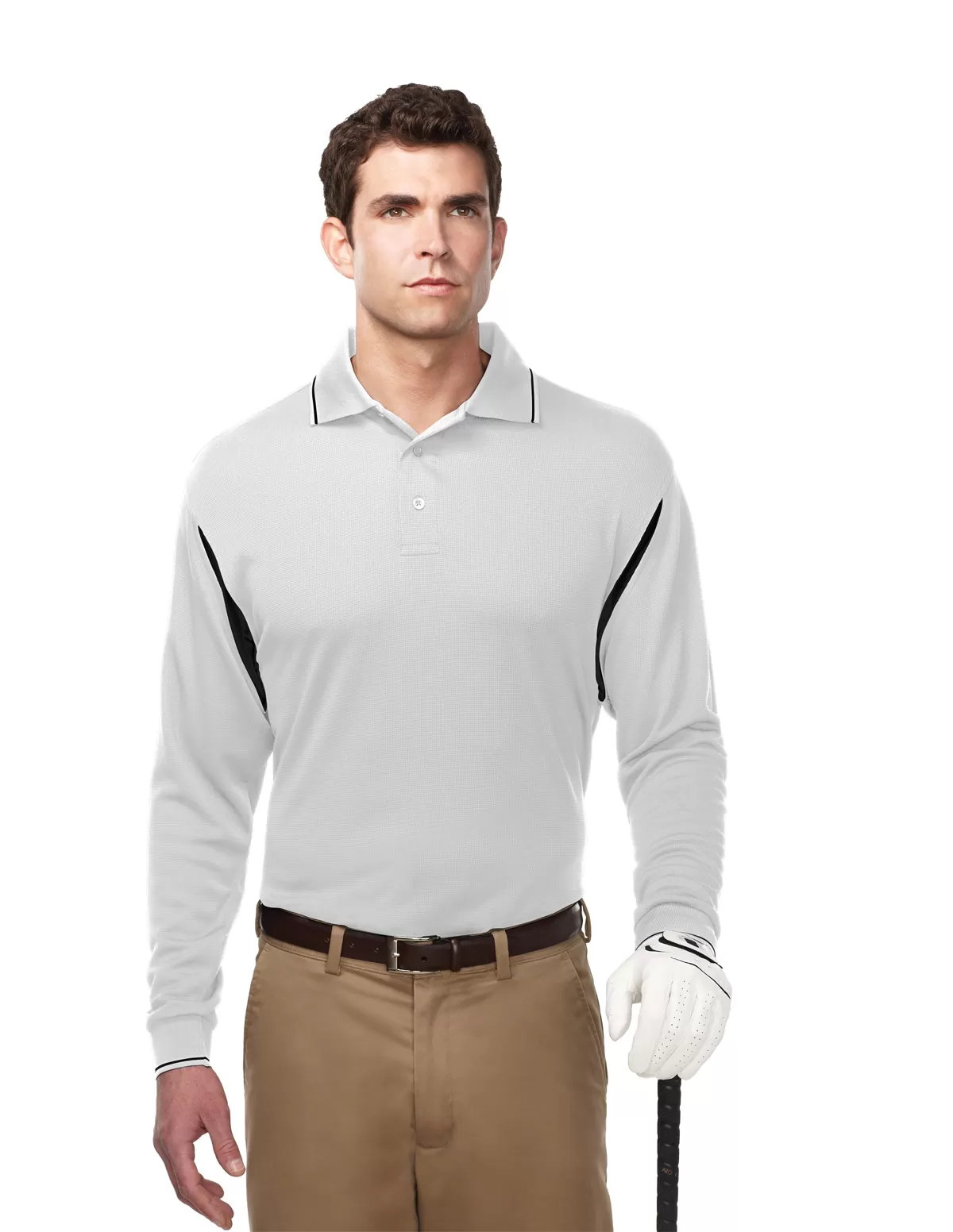 Tri Mountain K118Ls Men'S 100% Polyester Waffle Knit