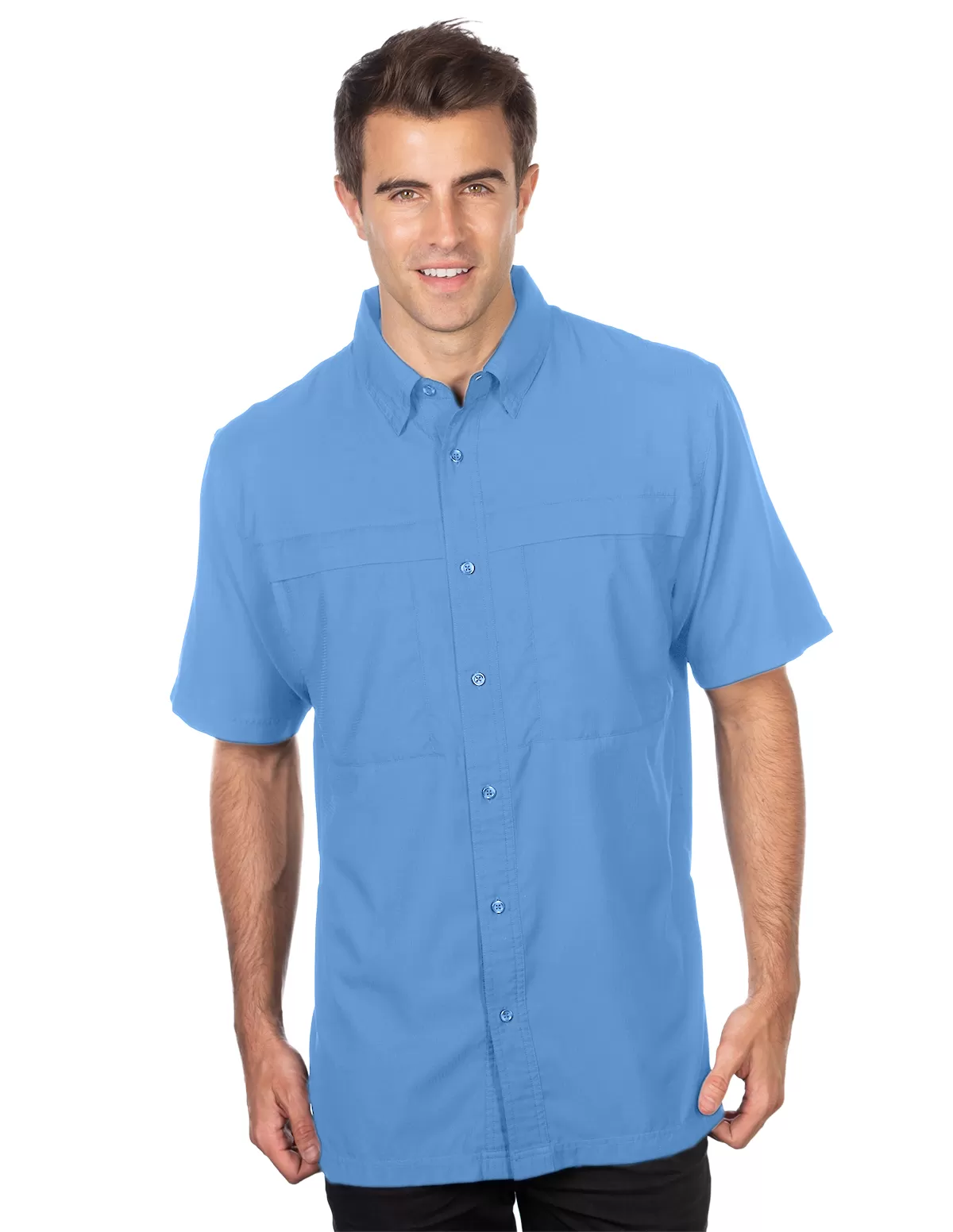 Tri Mountain W704 Men'S Short Sleeve Fishing Shirt