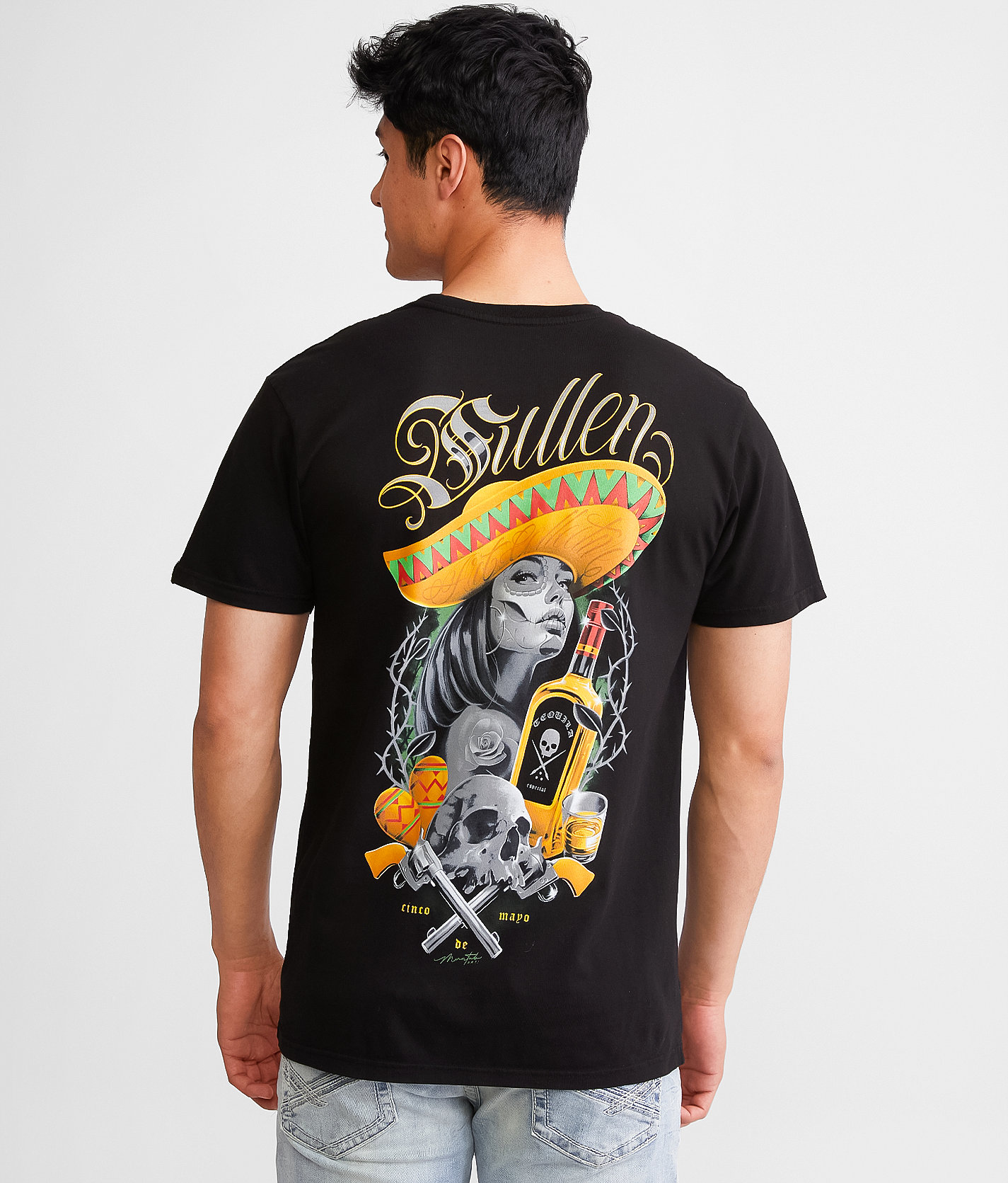 Sullen Cinco De Tequila T-Shirt - Men's T-Shirts in Jet Black