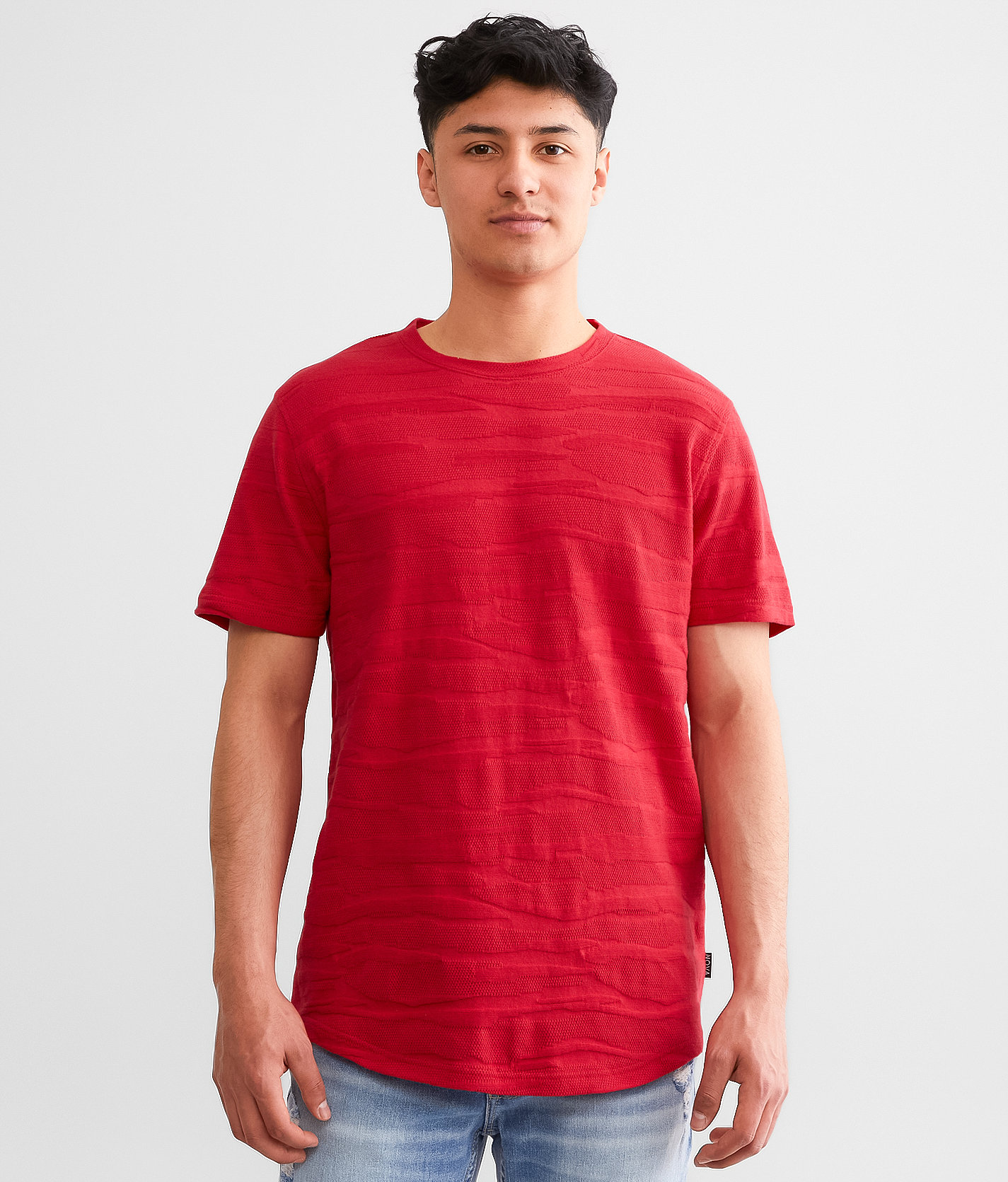 Nova Industries Jacquard T-Shirt - Men's T-Shirts in Red