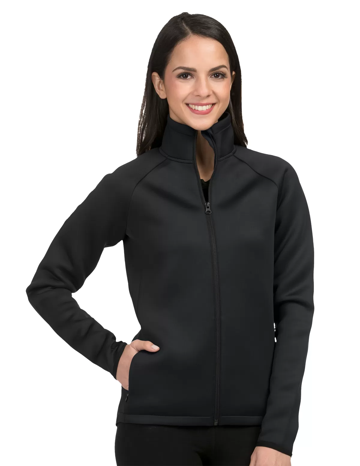 Tri Mountain Fl7000 Women'S 100% Polyester Knit Jacket