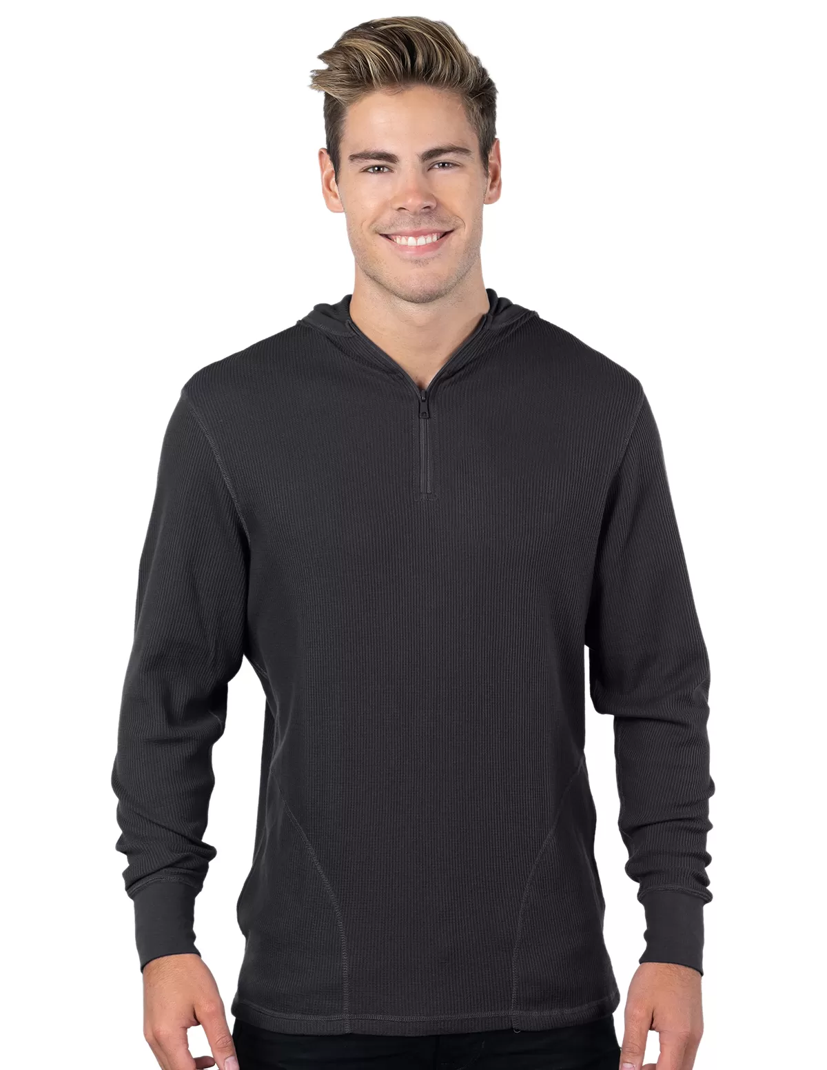 Tri Mountain K599H Theo Hoody Quarter-Zip Thermal Hooded