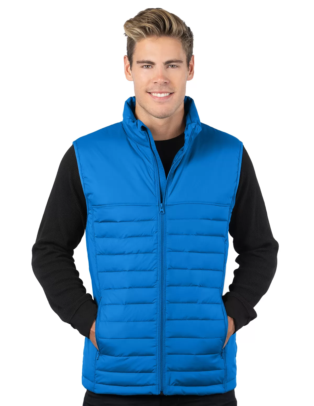Tri Mountain J8258 Men'S Quilted Puffer Vest