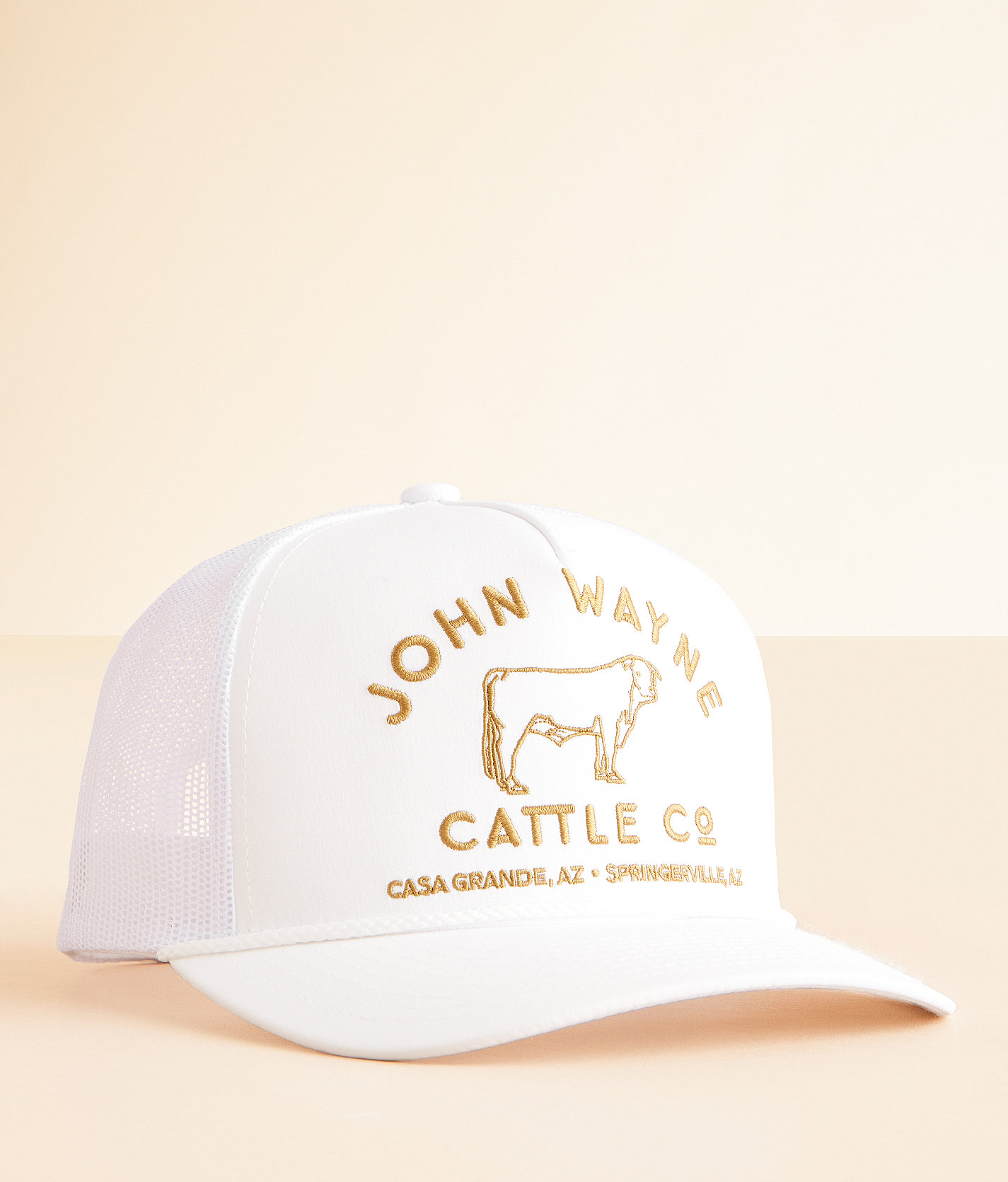 Hooey John Wayne Collection Trucker Hat - Men's Hats in White