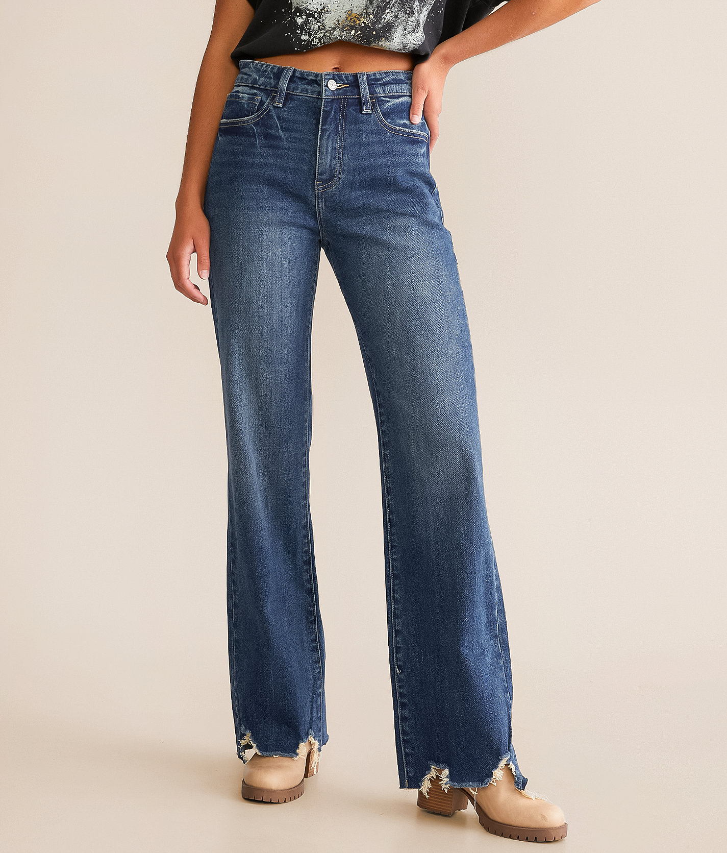 Willow & Root The Wide Leg Jean - Women's Jeans in Rowan