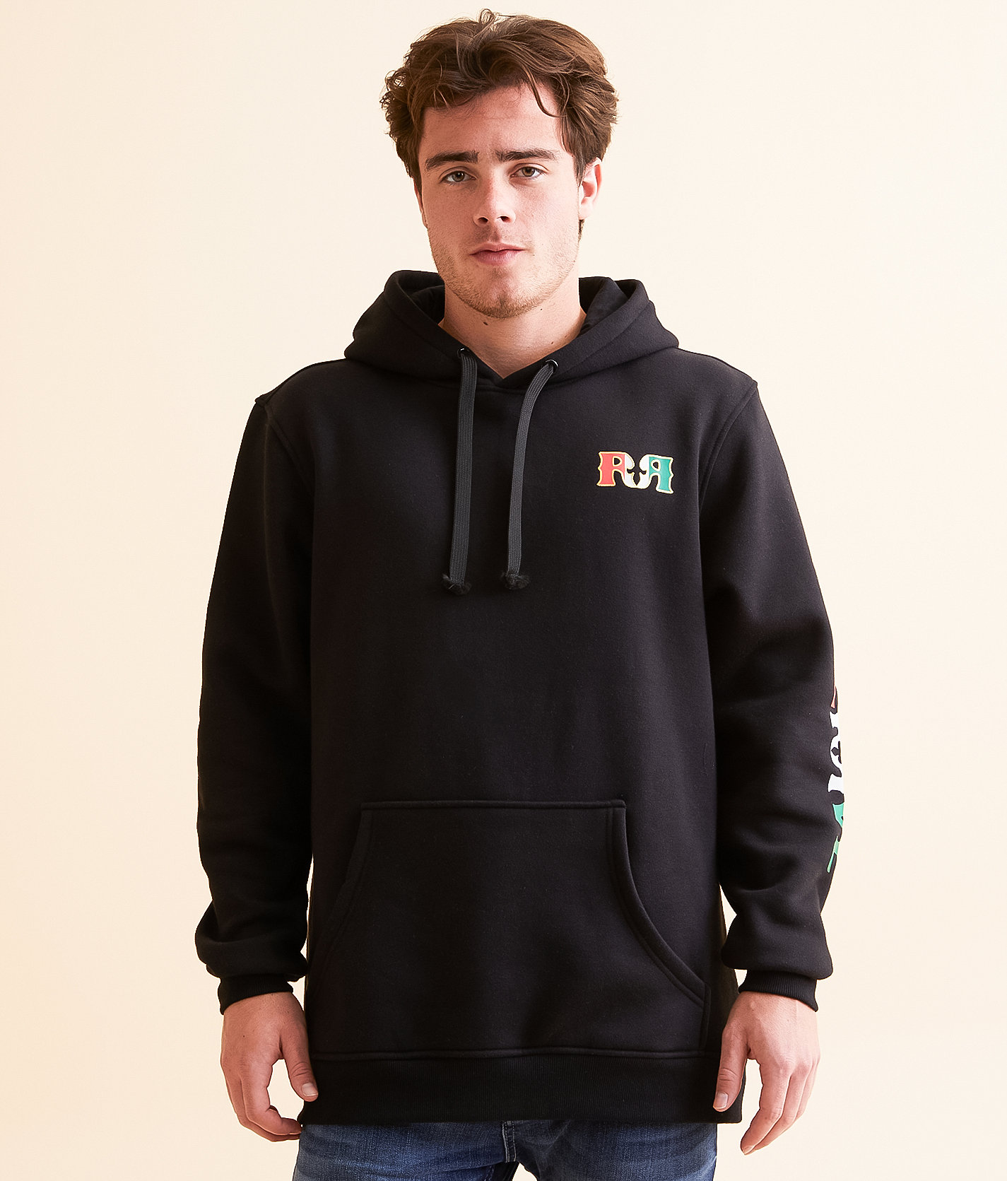Rock Revival Kidd Hooded Sweatshirt - Men's Sweatshirts in Black